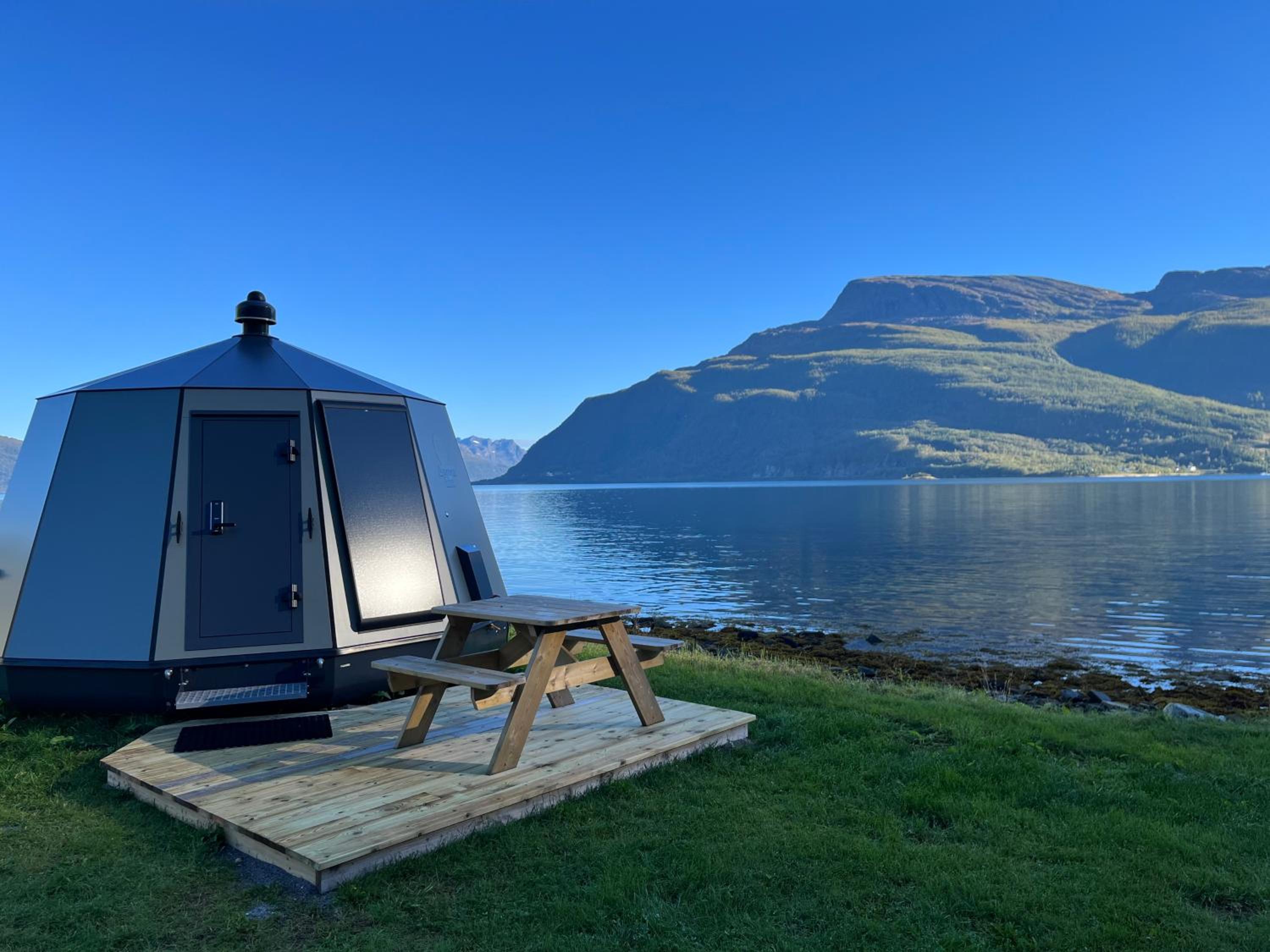Elvegård Fjordcamp view 2