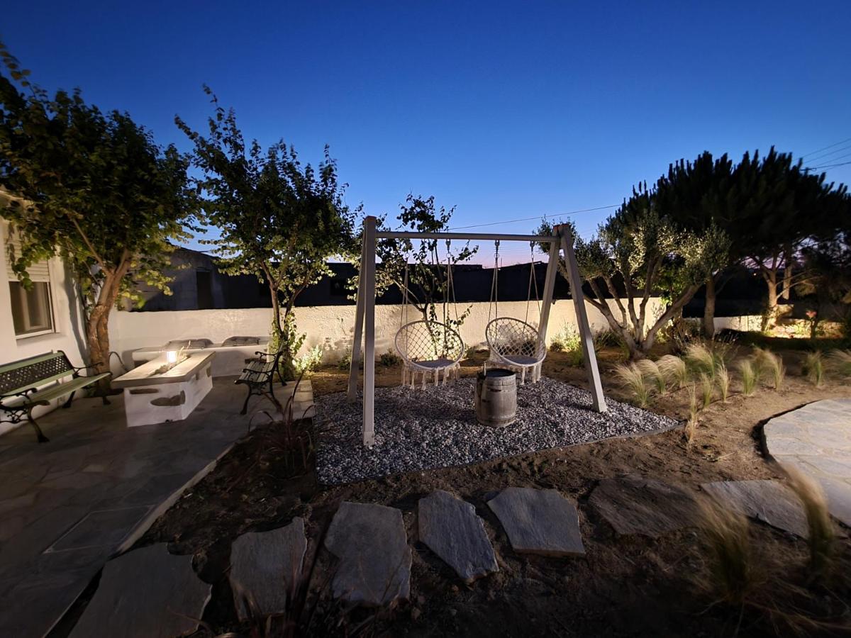 outdoor BBQ area