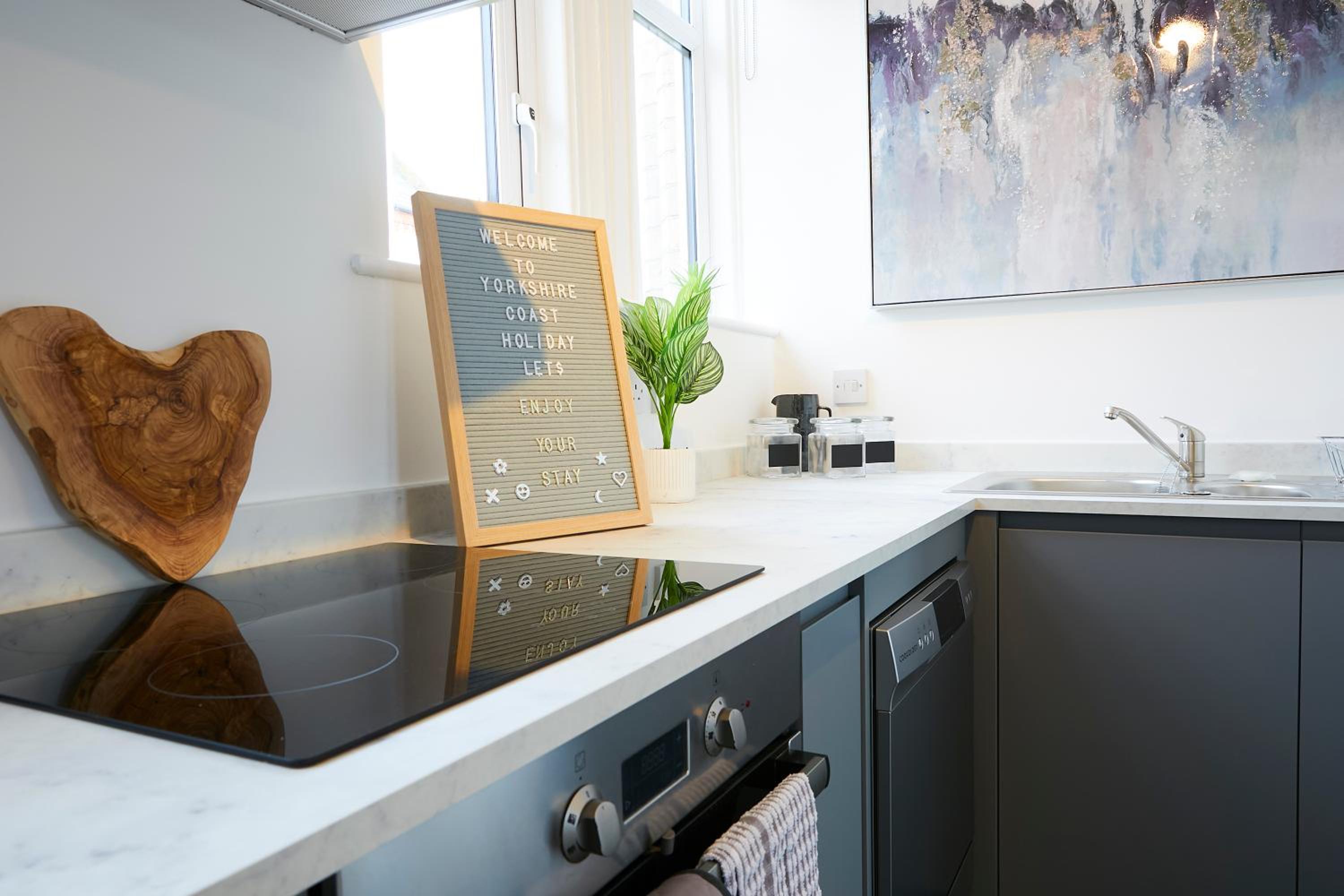 No 3 Rosedene Muse, Marske by The Sea, modern and stylish-Yorkshire Coast Holiday Lets. view 2
