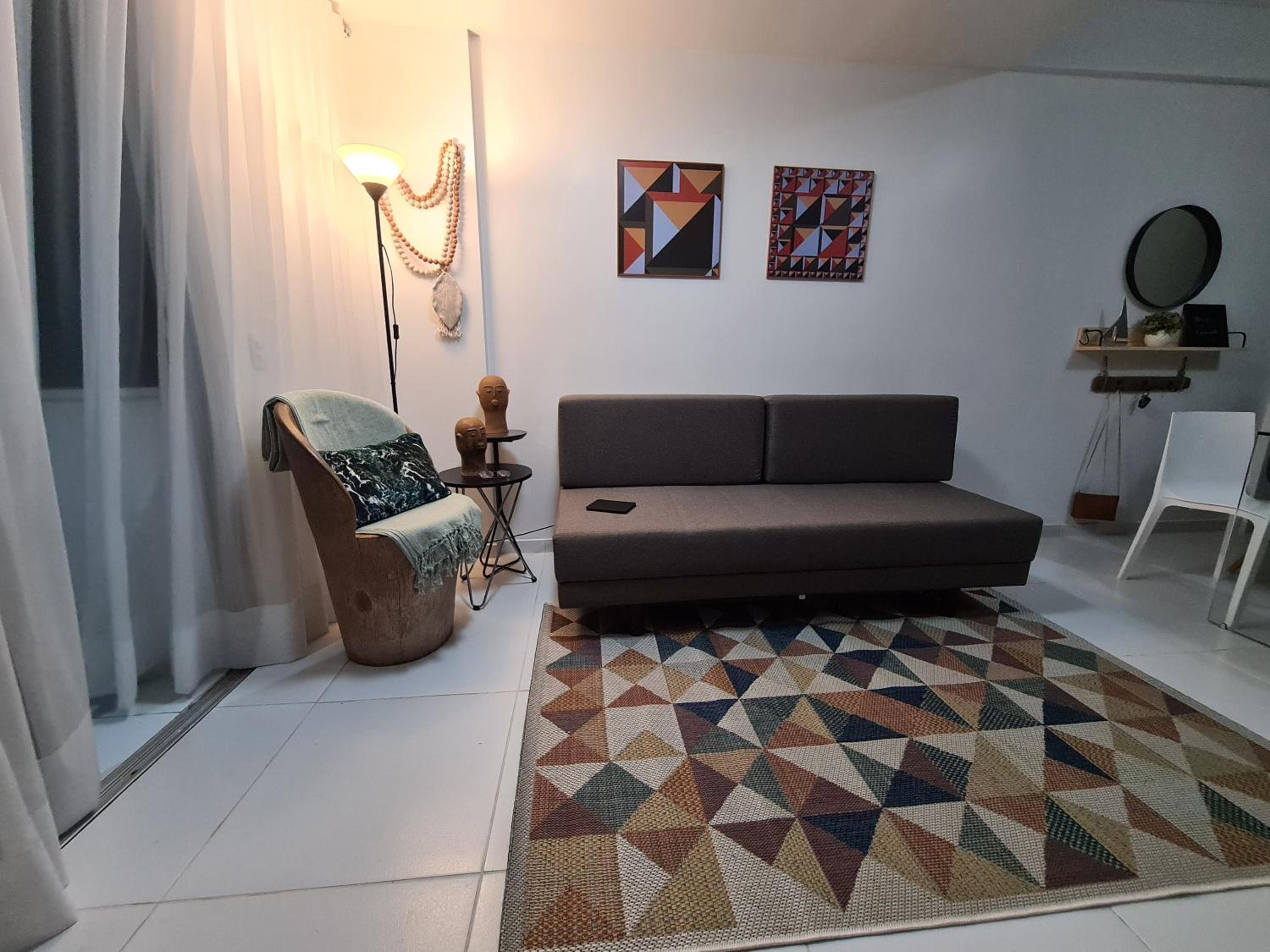 SEA TOWER 204 -Duplex Beira-Mar/quarto climatizado