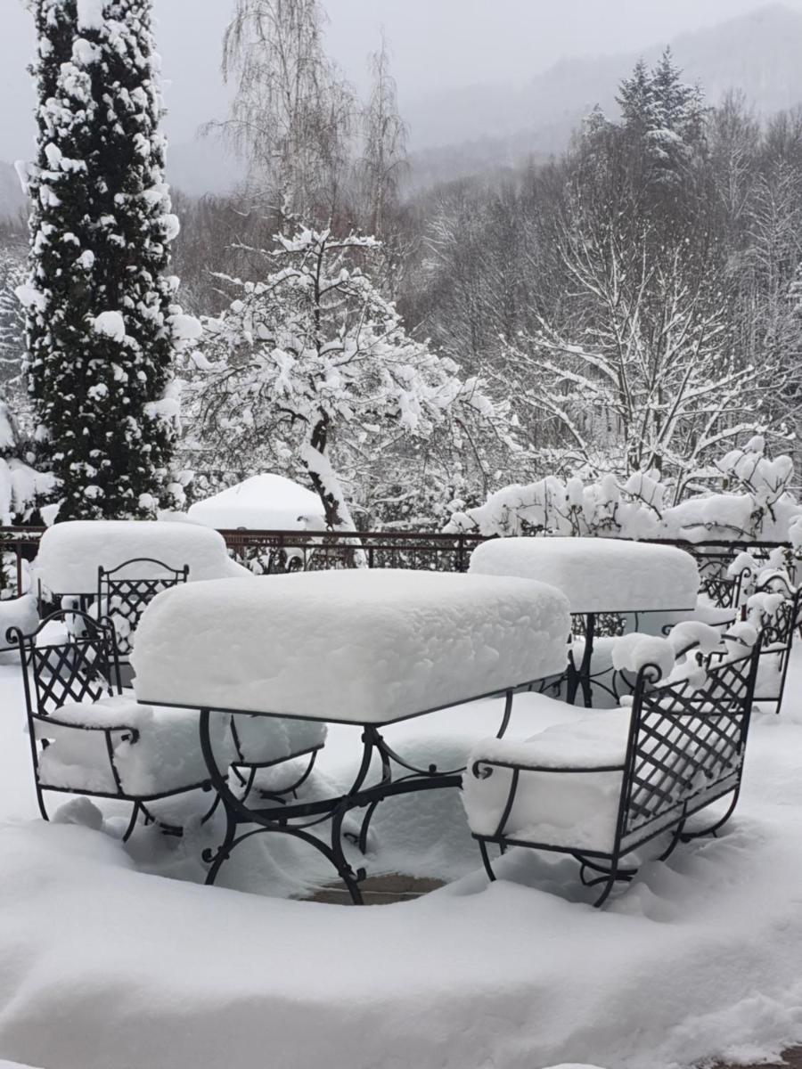 outdoor BBQ area