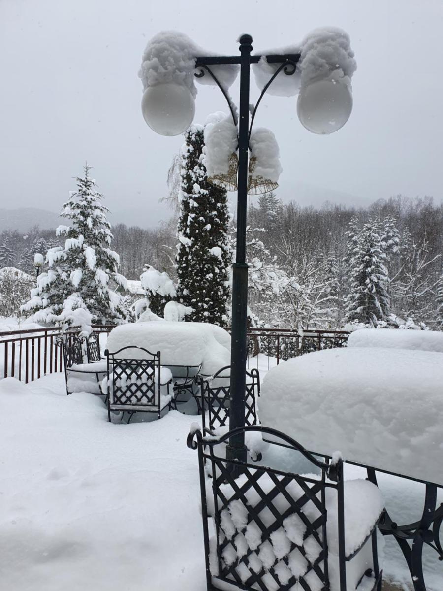 outdoor BBQ area