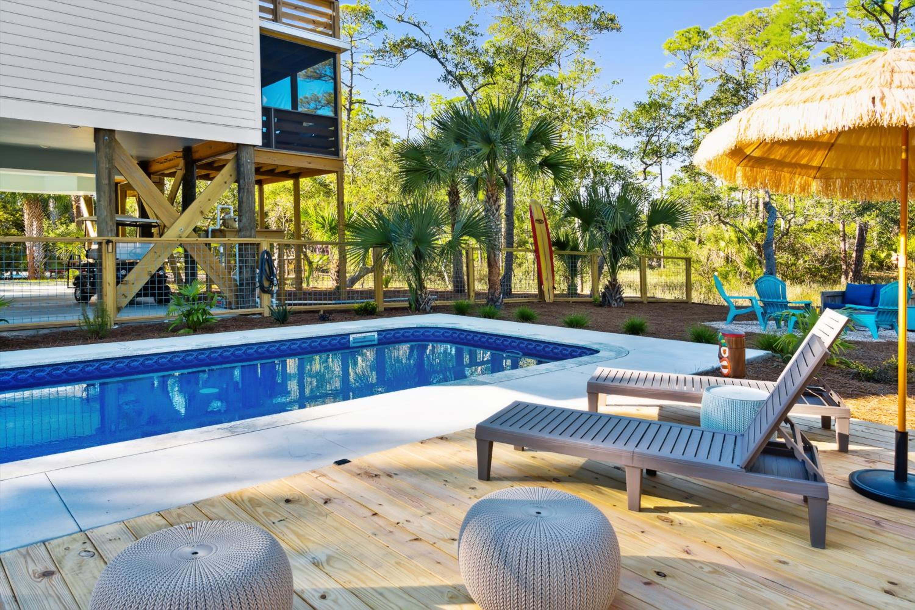 Red Sunset Sanctuary Secluded Area Private Pool view 4