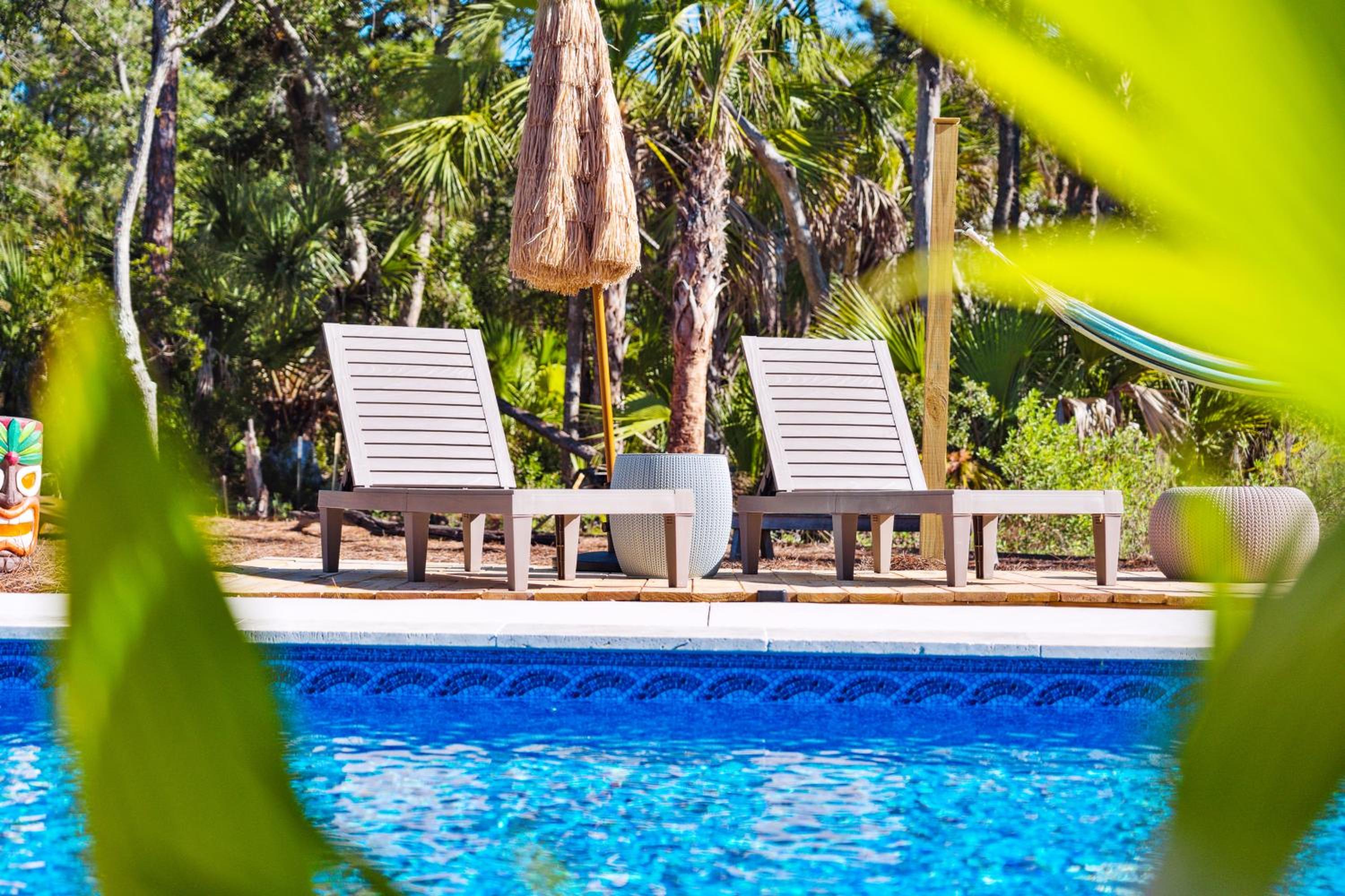 Red Sunset Sanctuary Secluded Area Private Pool view 5