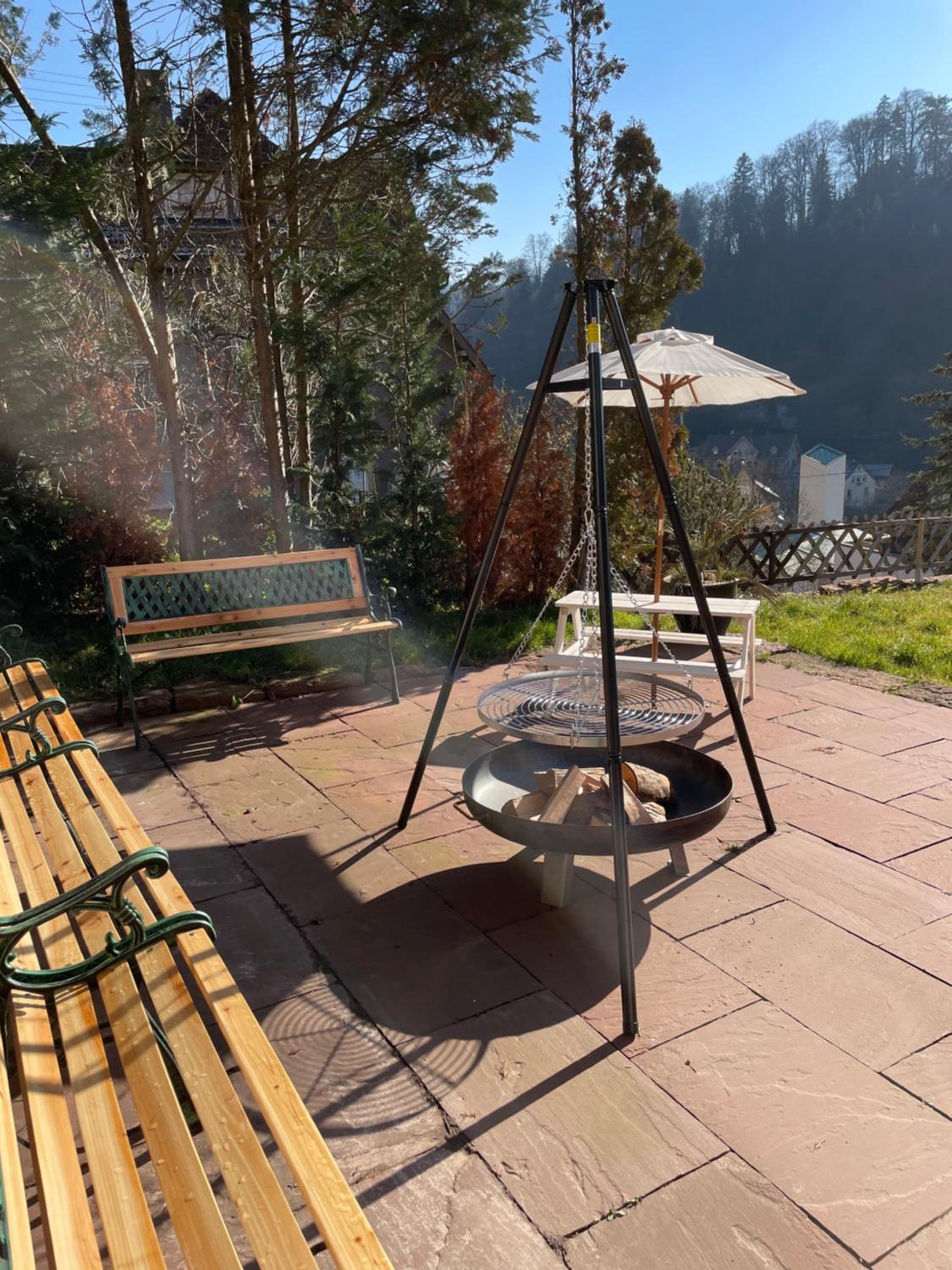 Familienglück im Schwarzwaldhaus mit Schlossblick