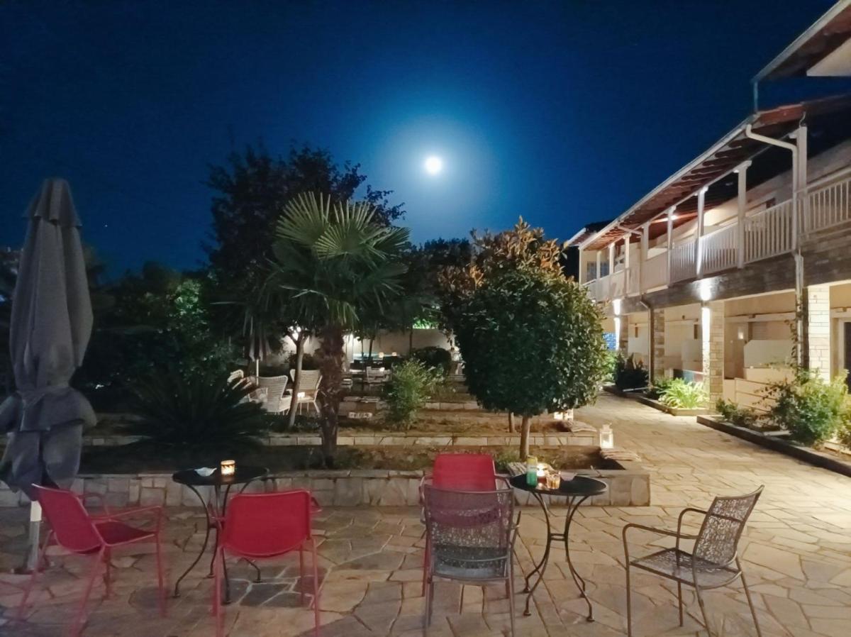outdoor BBQ area