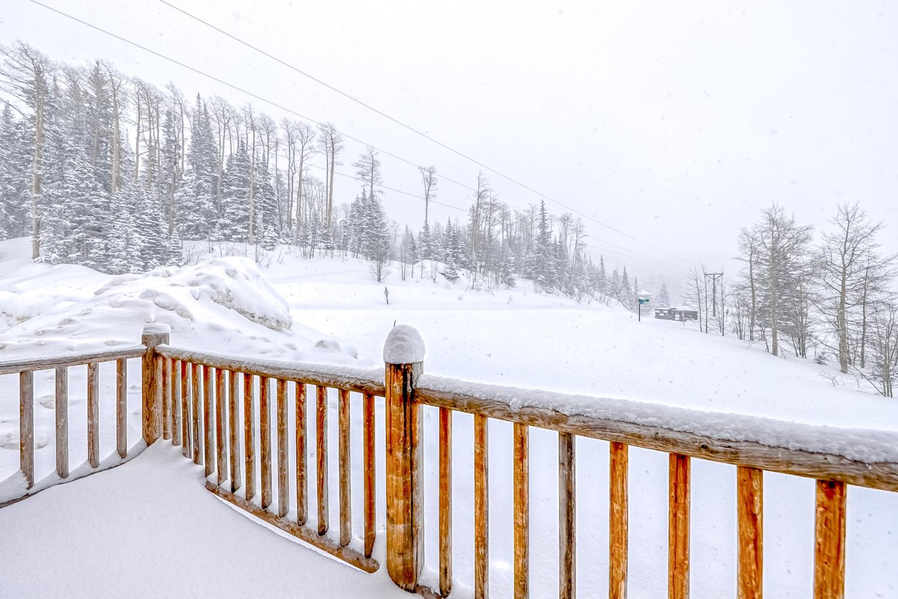 Rustic Cabin Stay in Brian Head Resort with View