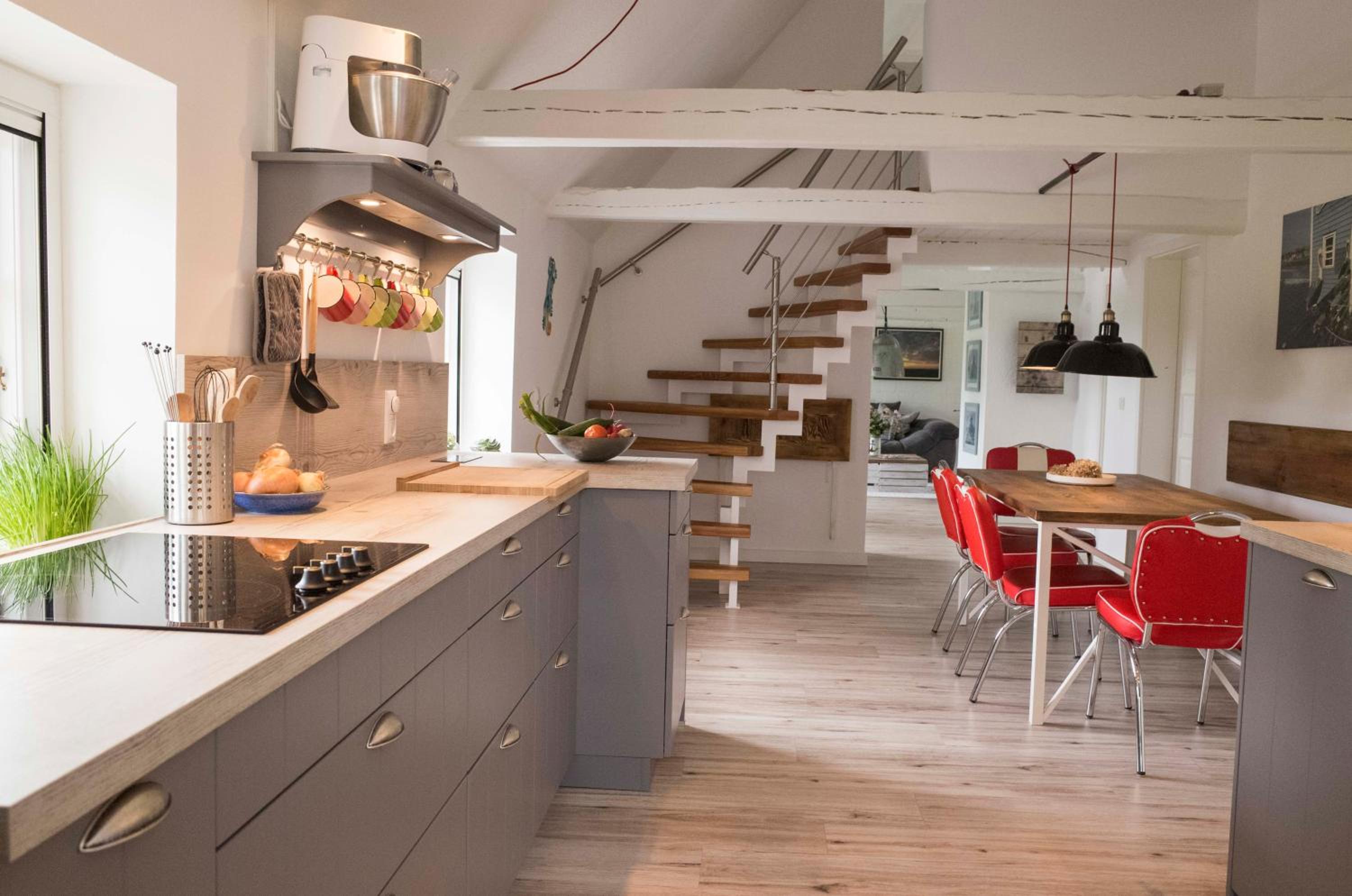 Reetdachhaus, Sauna, E-Bikes, 6 Personen