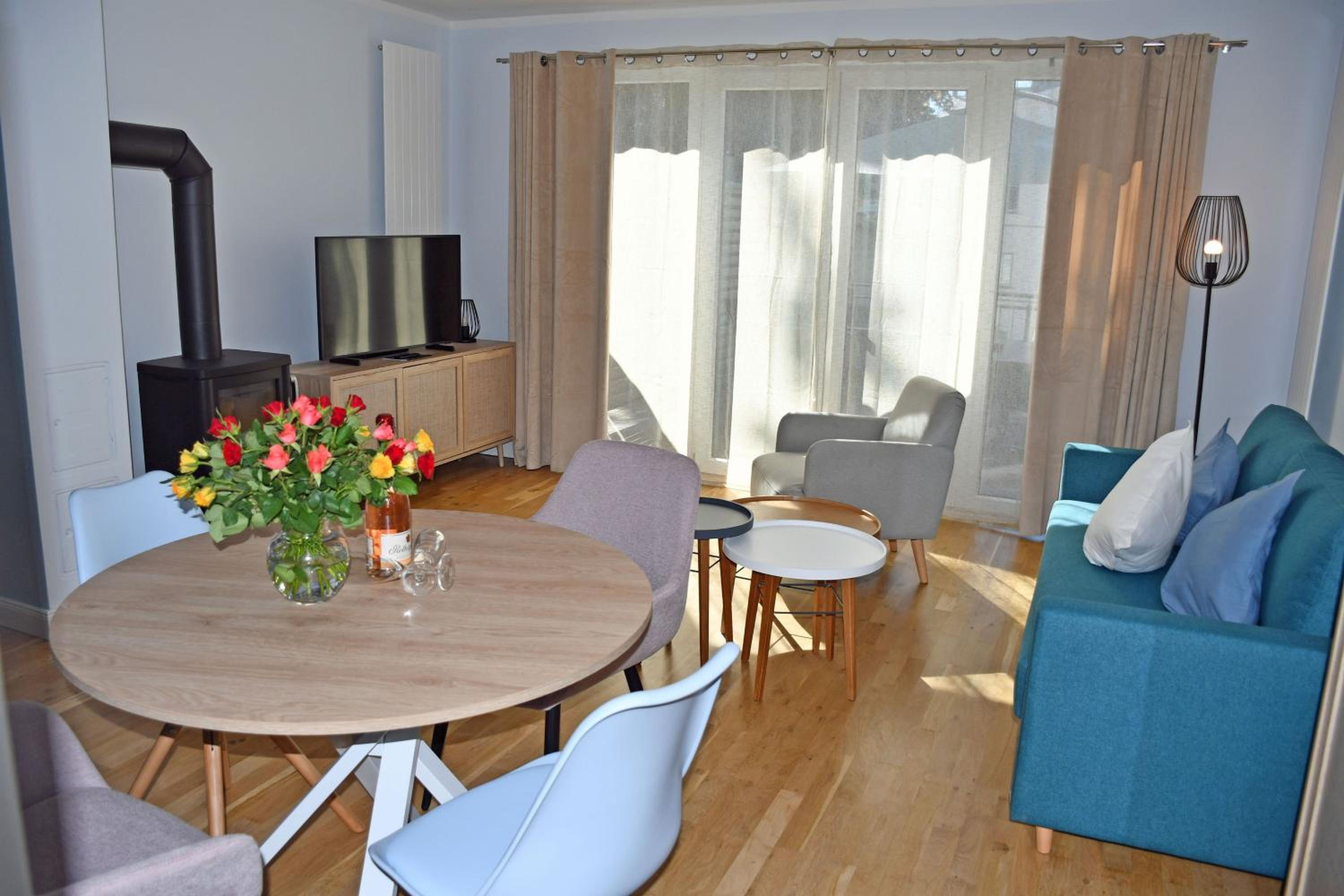 schöne Ferienwohnungen mit Kamin im Ostseebad Sellin