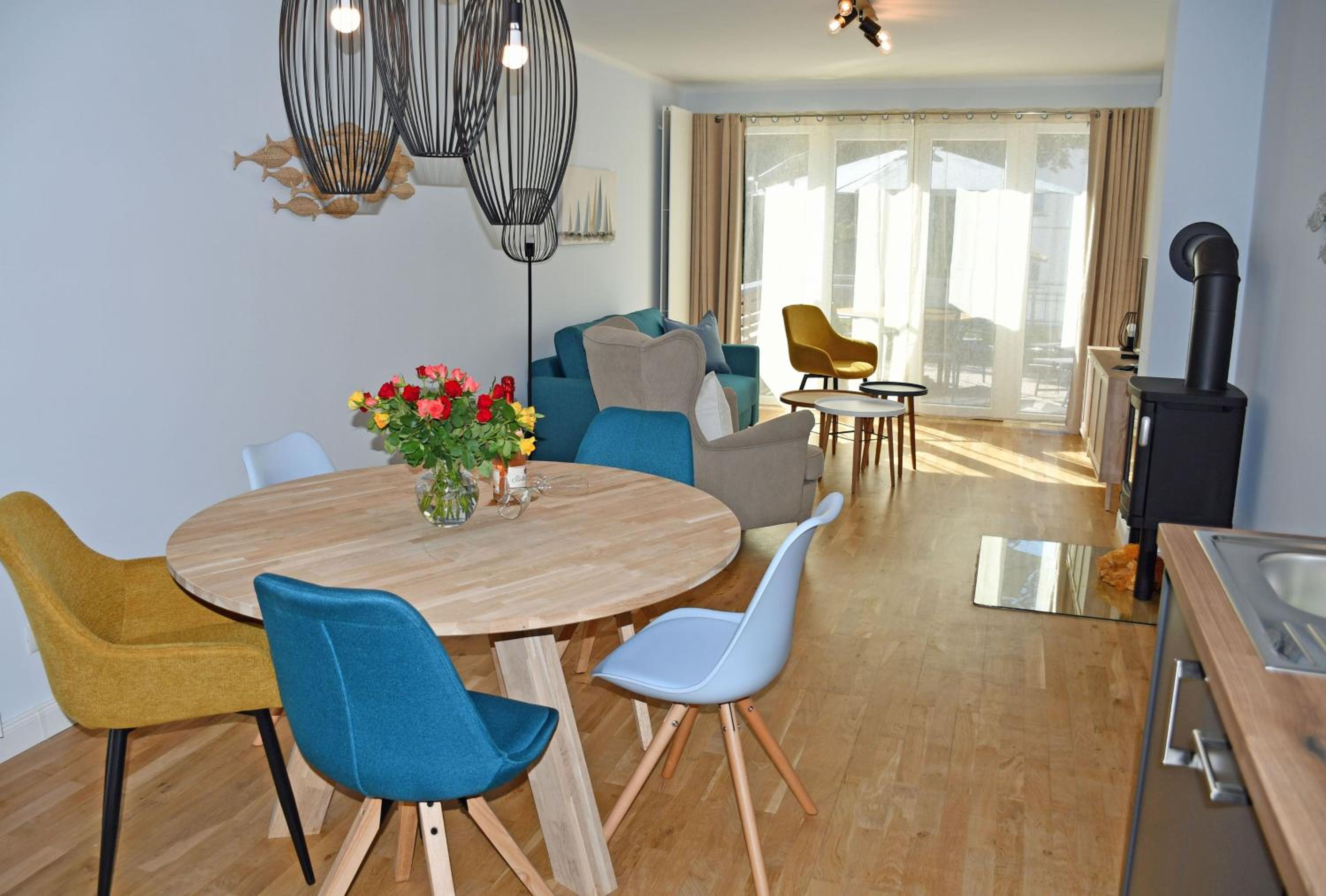 schöne Ferienwohnungen mit Kamin im Ostseebad Sellin