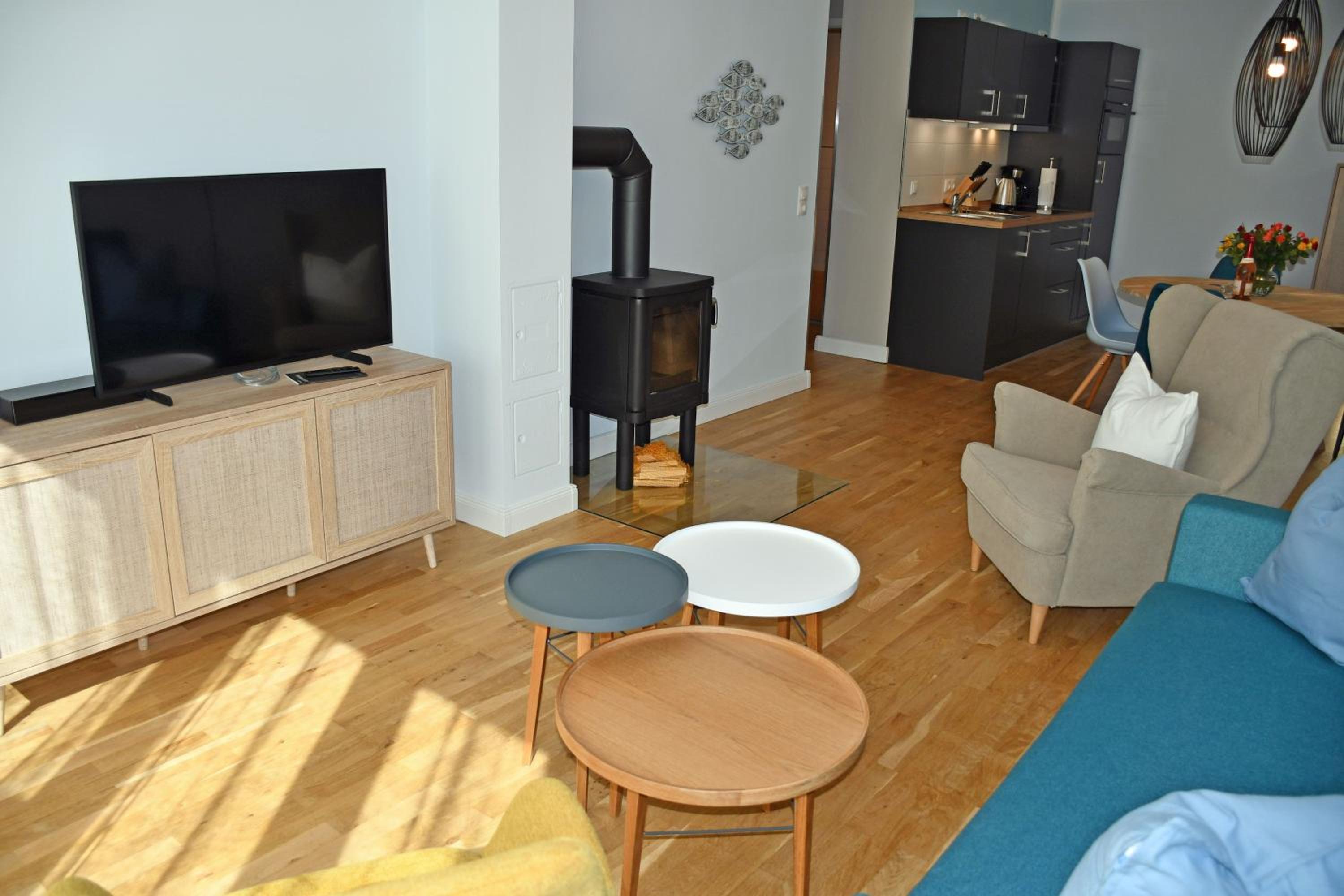 schöne Ferienwohnungen mit Kamin im Ostseebad Sellin