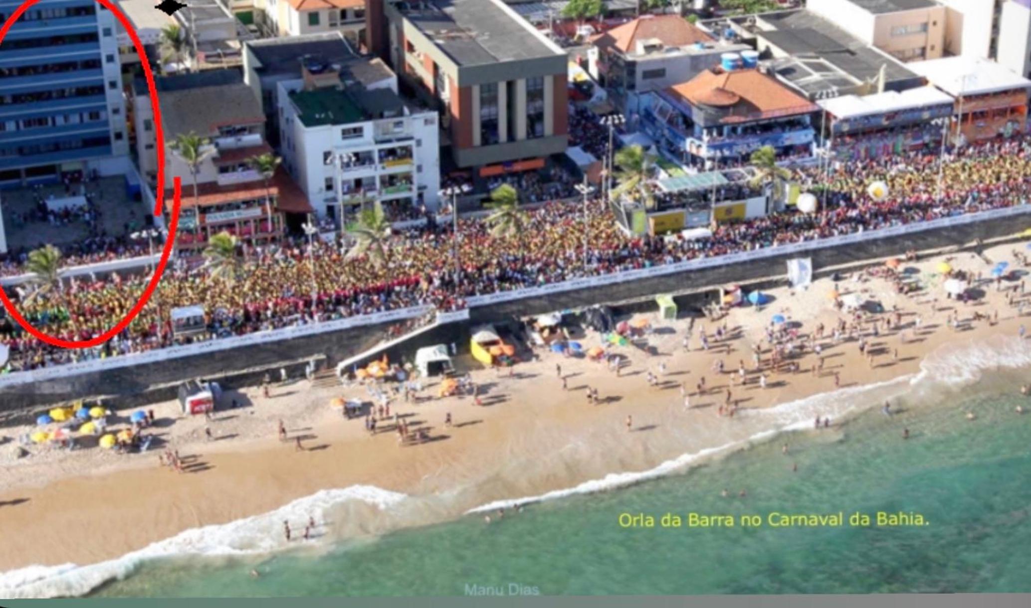 Belíssimo apartamento vista mar deslumbrante na Barra! Direto na praia e no circuito do Carnaval de Salvador.