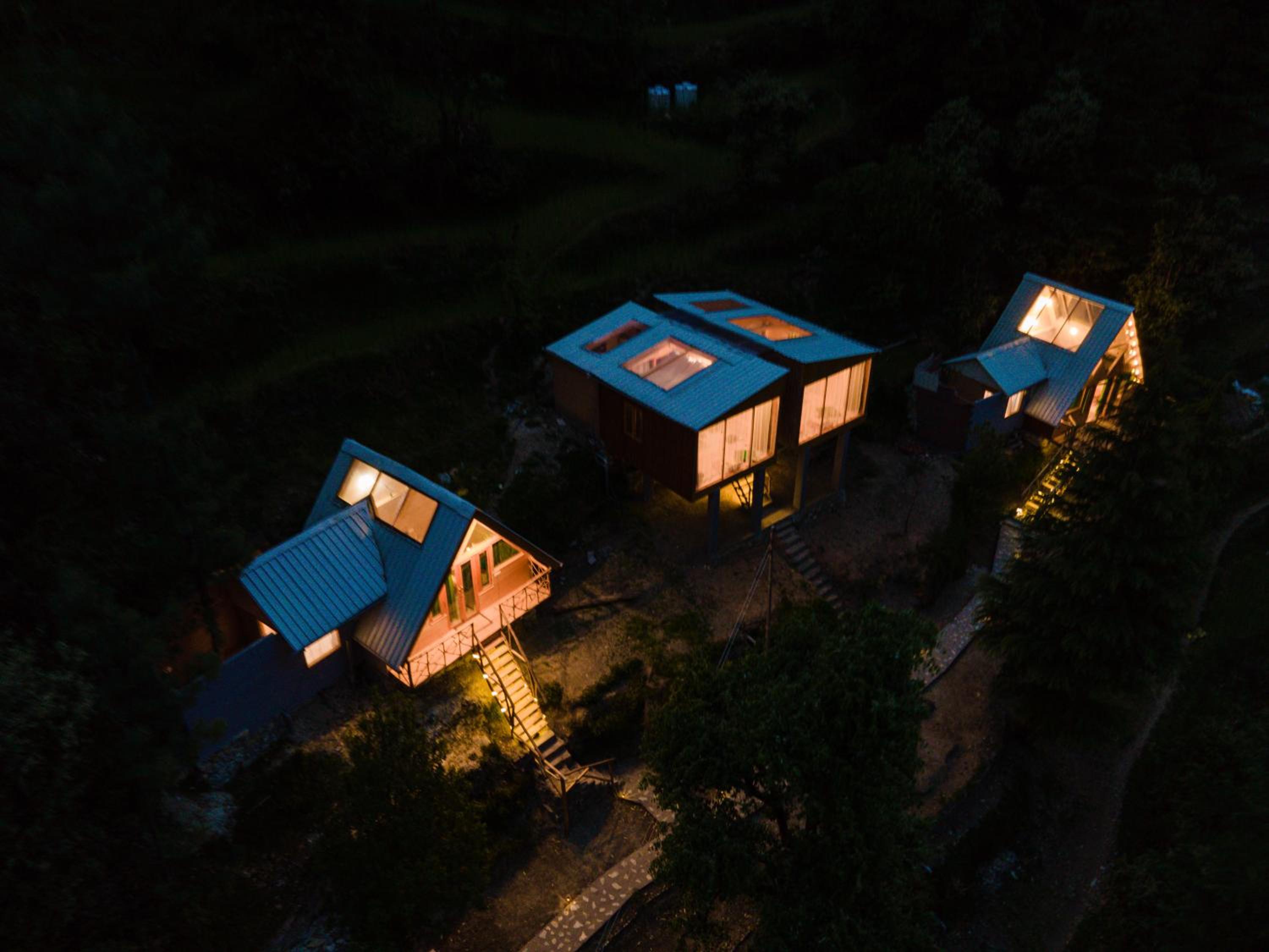 The Minimal Stargazing Cottages Jibhi view 2