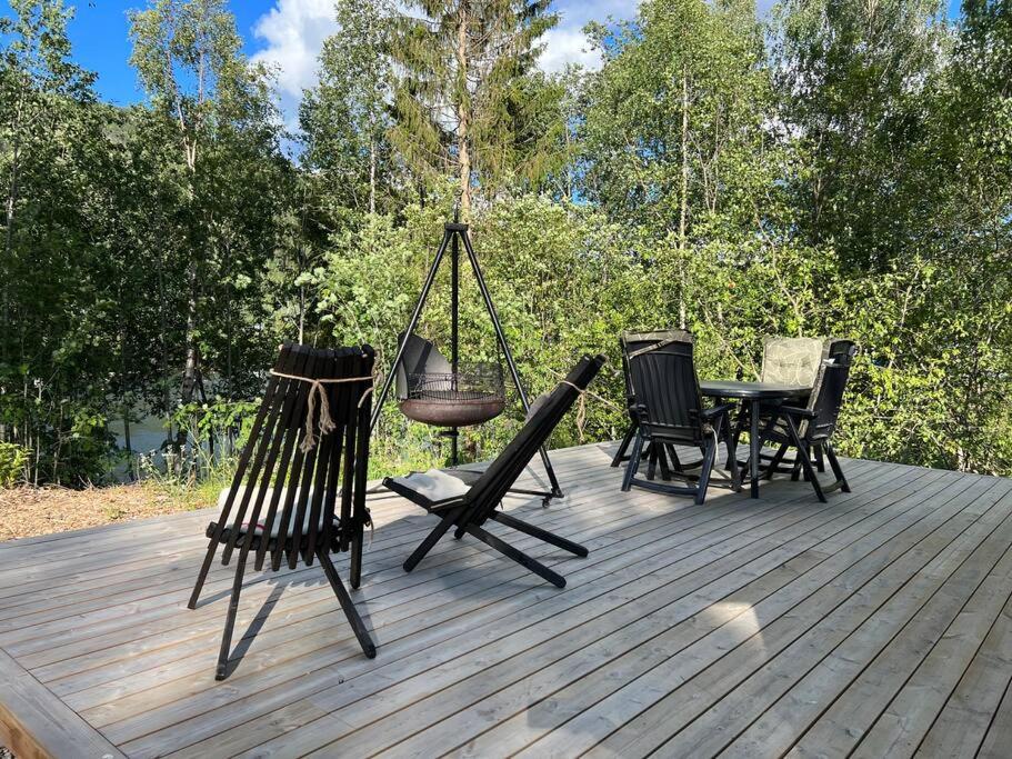 Koselig hytte med uteplas ved Hallingdalselva view 2