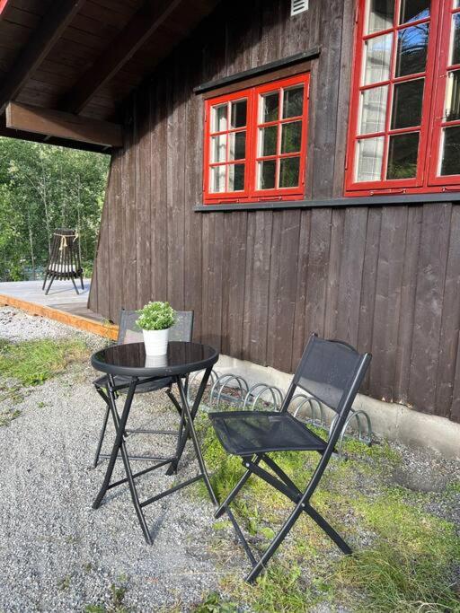 Koselig hytte med uteplas ved Hallingdalselva view 4