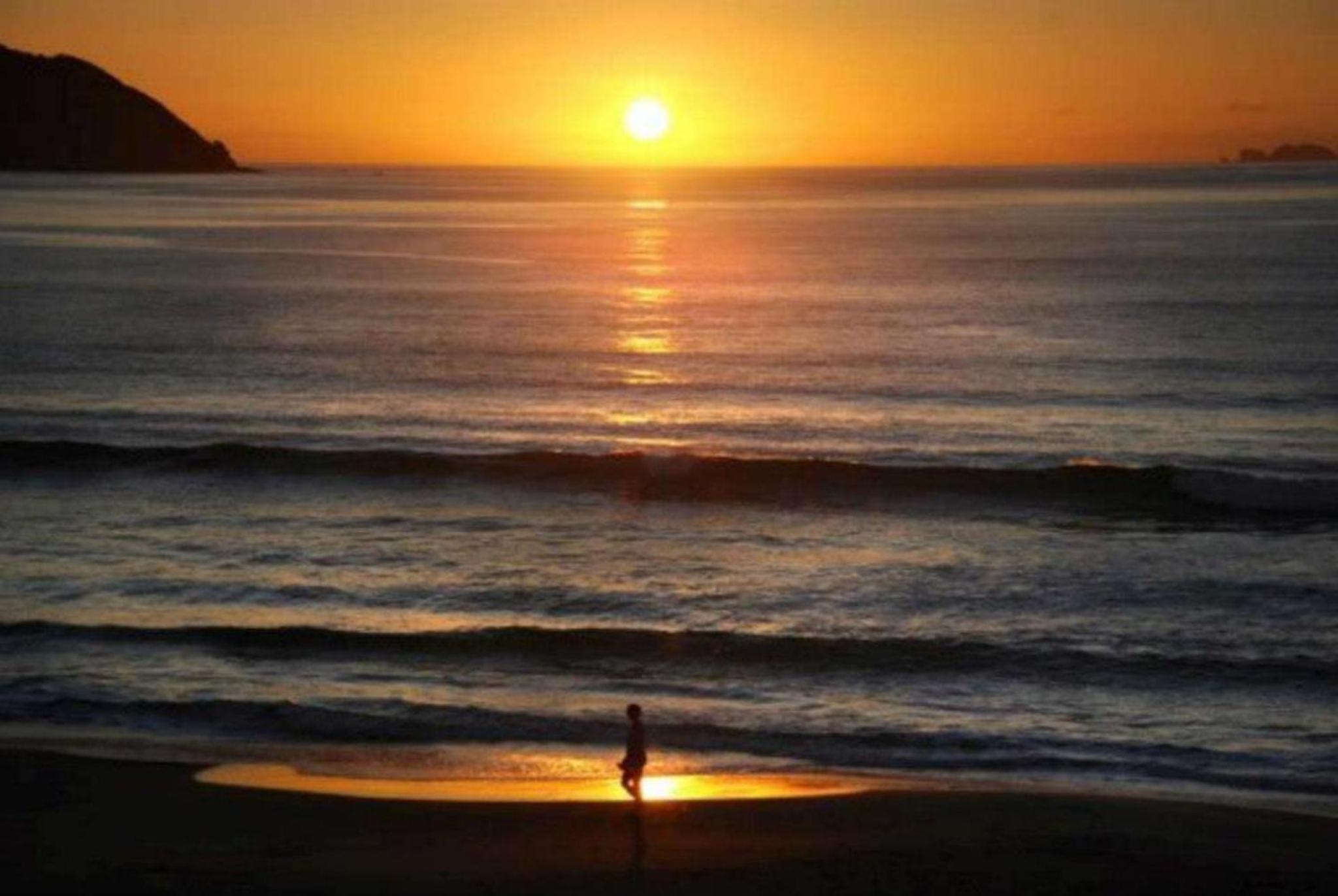 Casa de praia na beira do mar