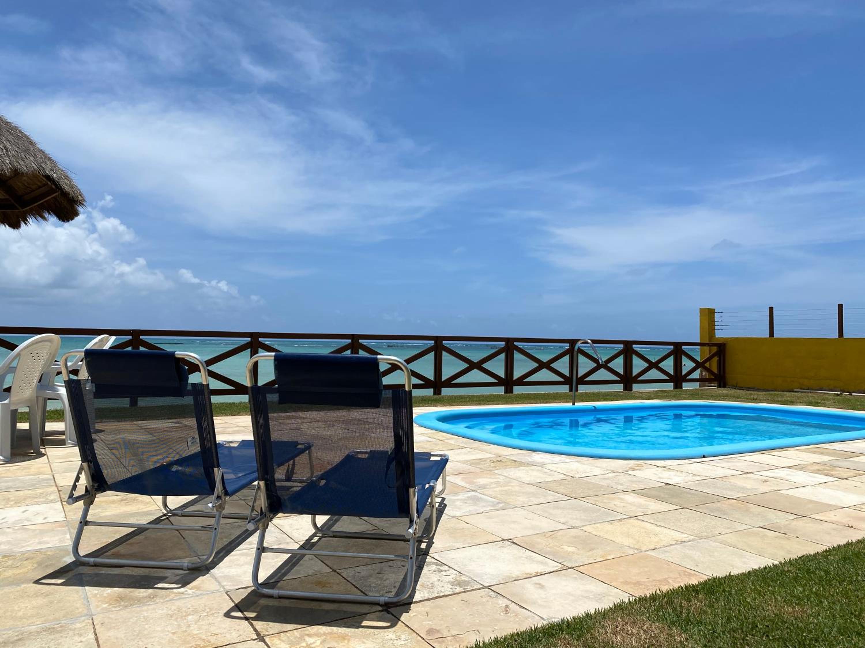 Casa à Beira Mar, piscina e 4 suítes na praia de Ipioca-Maceió-AL - Vila Ipioca