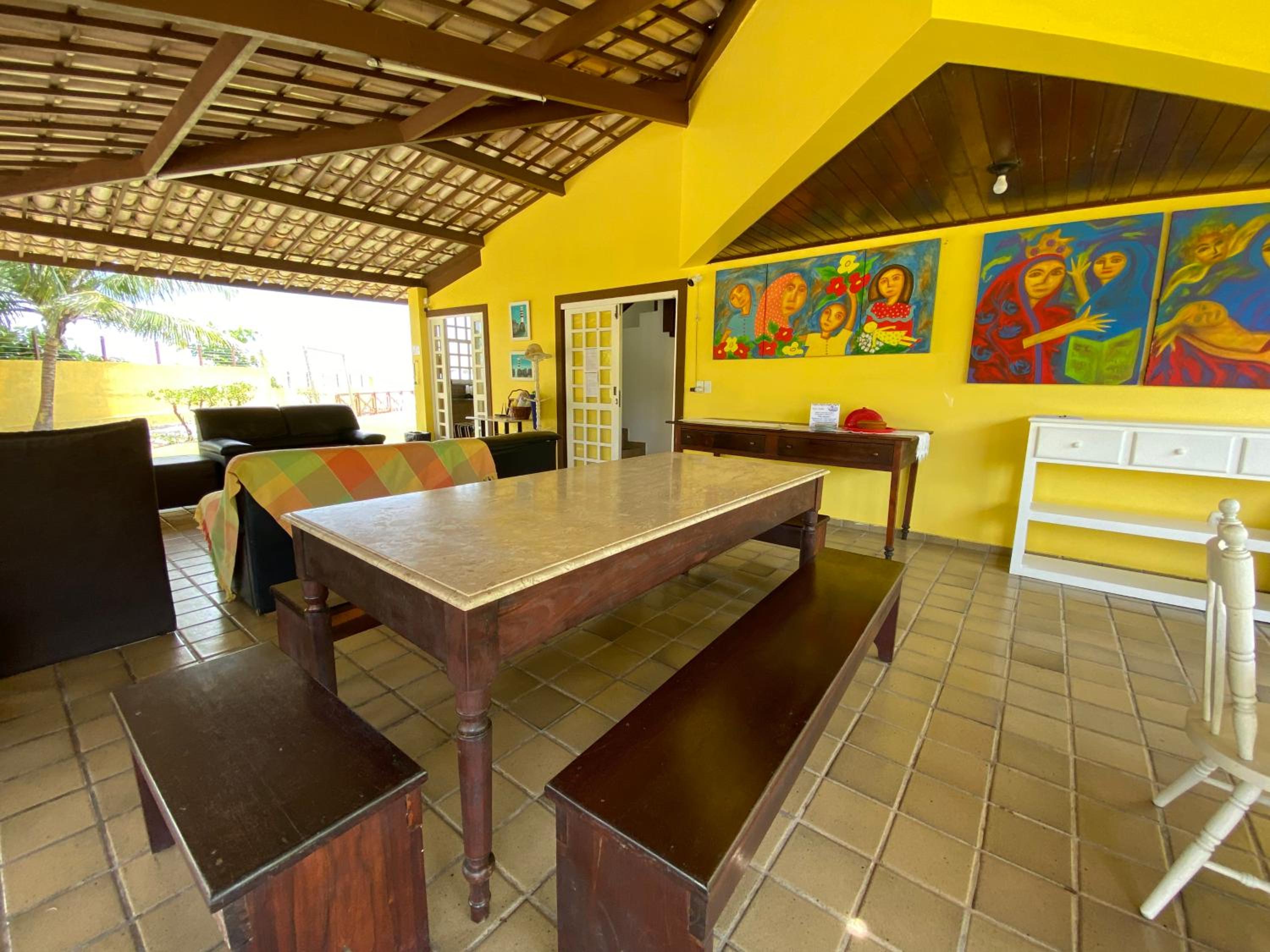 Casa à Beira Mar, piscina e 4 suítes na praia de Ipioca-Maceió-AL - Vila Ipioca