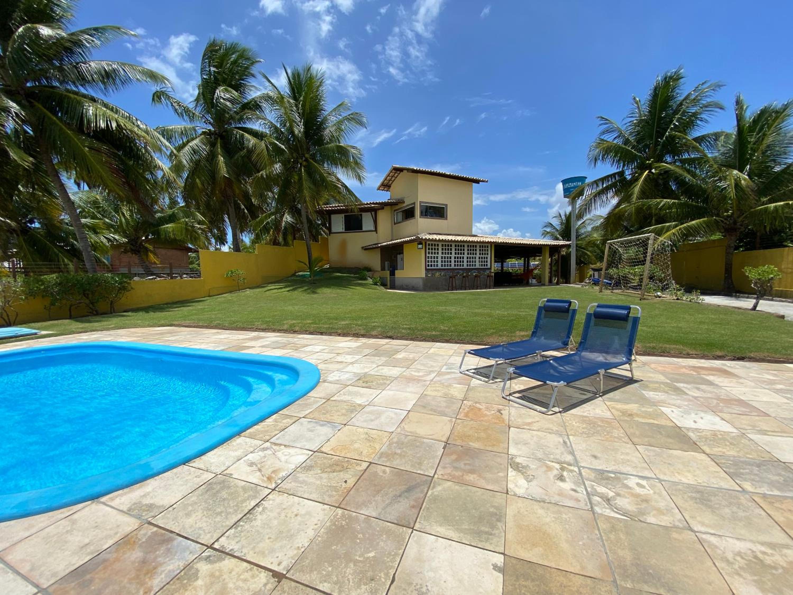 Casa à Beira Mar, piscina e 4 suítes na praia de Ipioca-Maceió-AL - Vila Ipioca