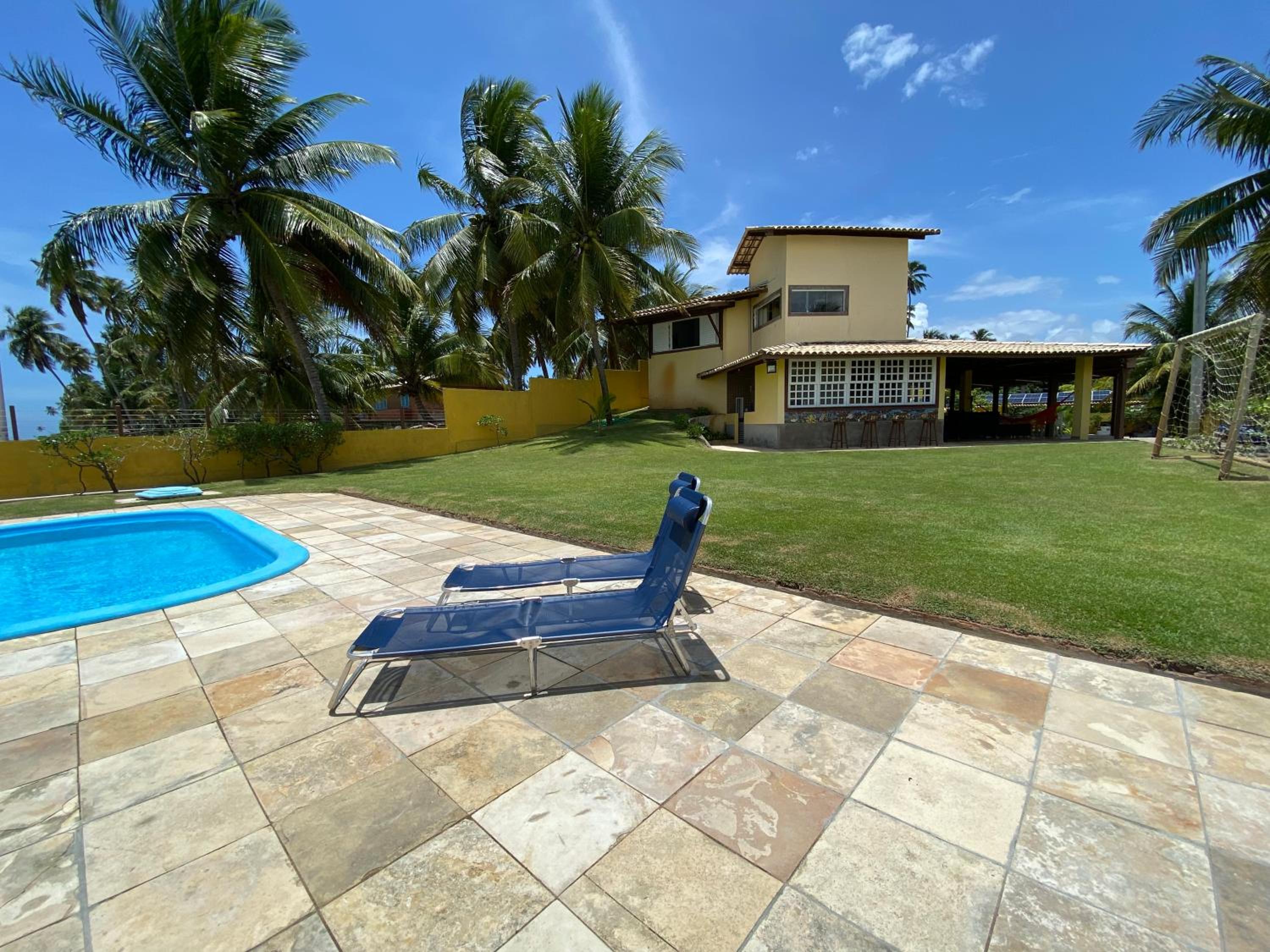 Casa à Beira Mar, piscina e 4 suítes na praia de Ipioca-Maceió-AL - Vila Ipioca