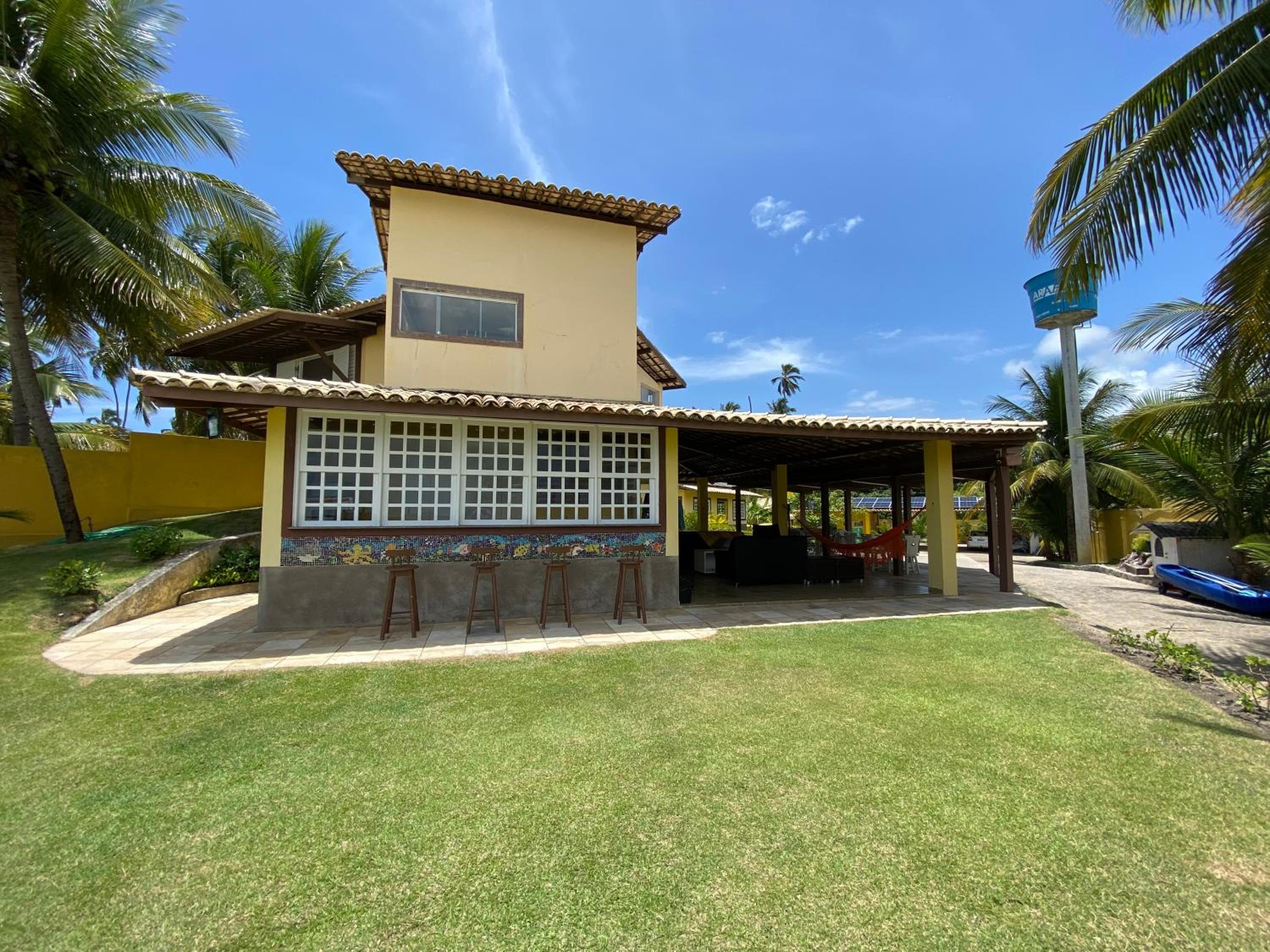 Casa à Beira Mar, piscina e 4 suítes na praia de Ipioca-Maceió-AL - Vila Ipioca