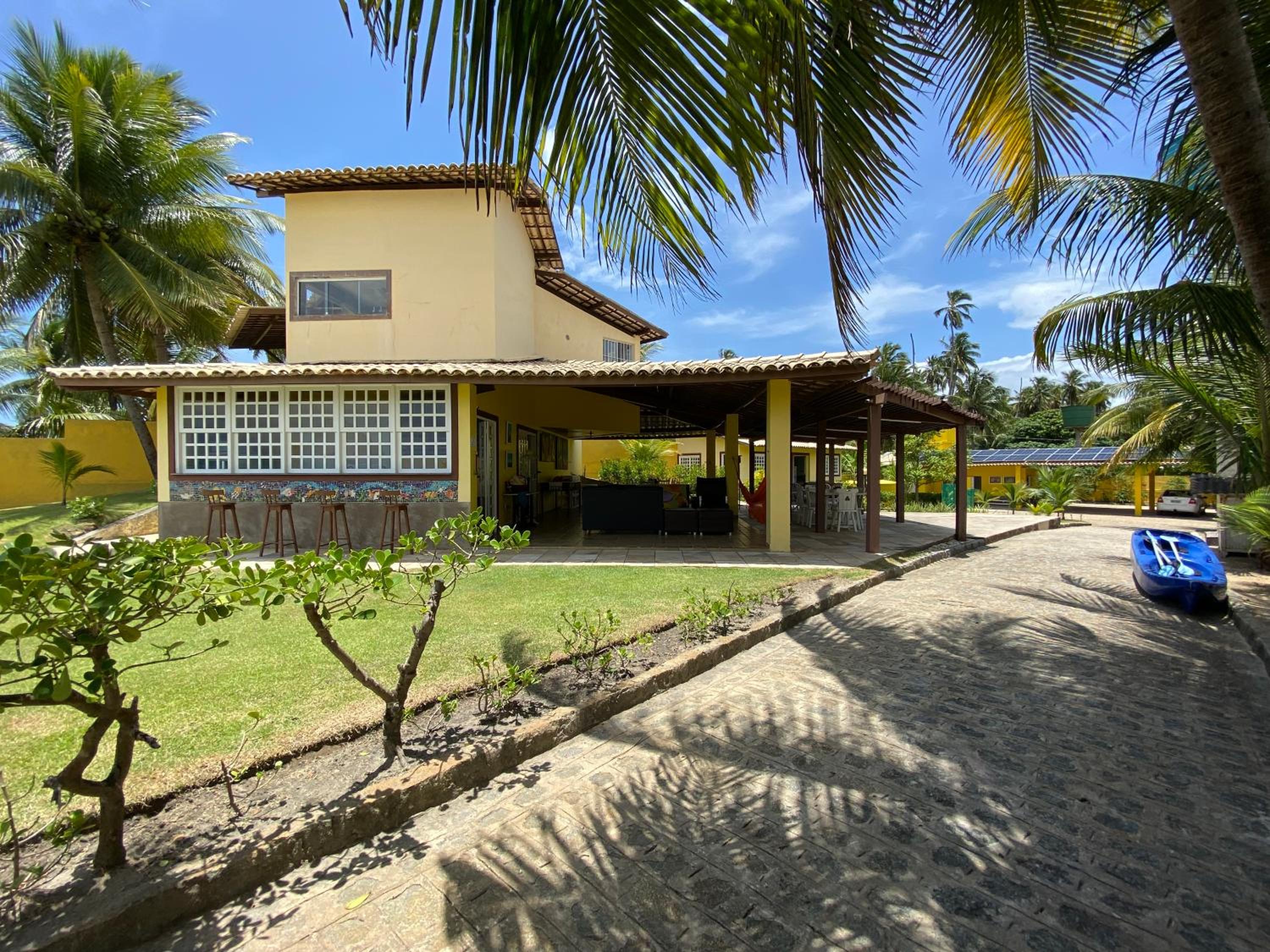 Casa à Beira Mar, piscina e 4 suítes na praia de Ipioca-Maceió-AL - Vila Ipioca