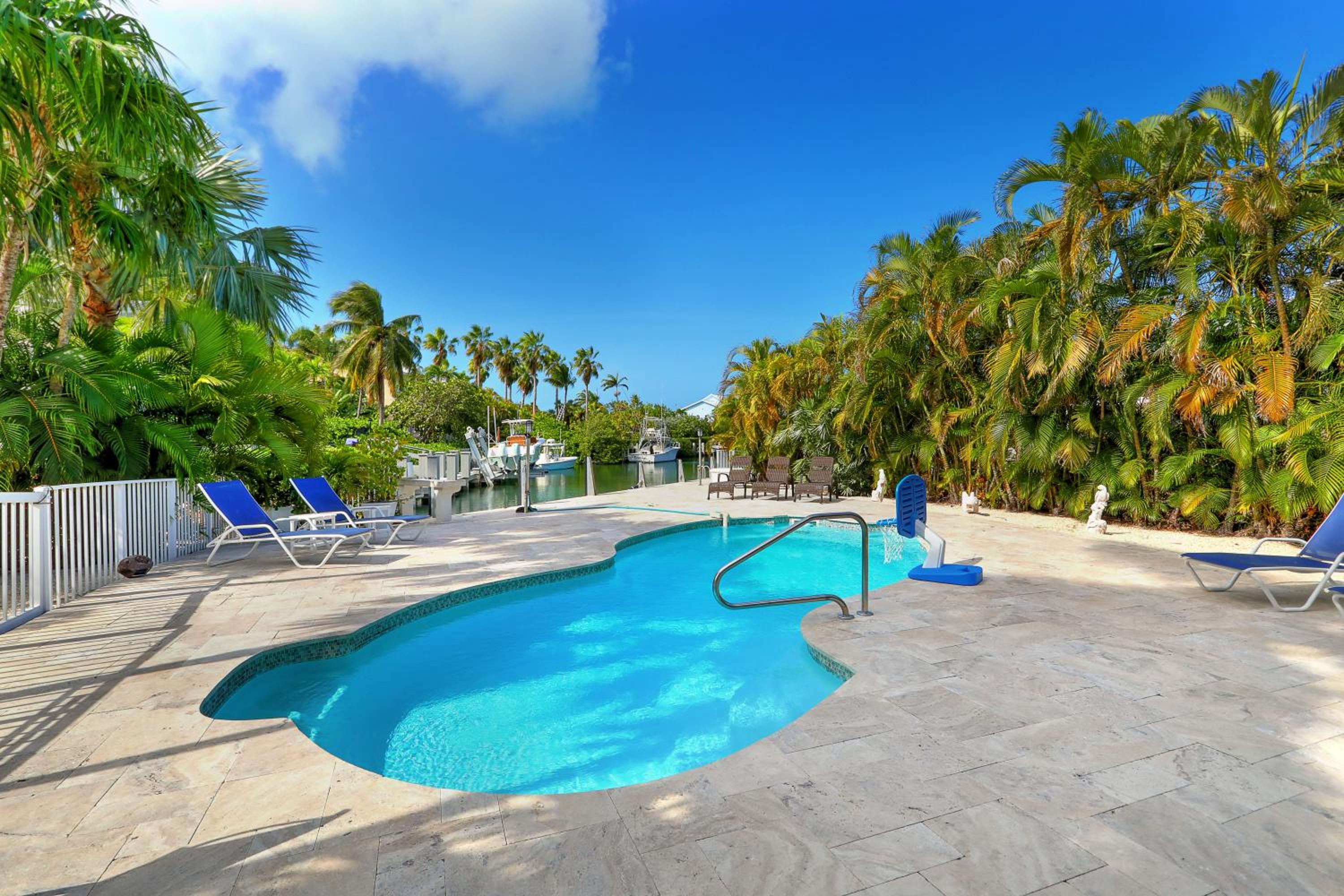 Waterfront Luxury Home with Pool and Boat Dock home