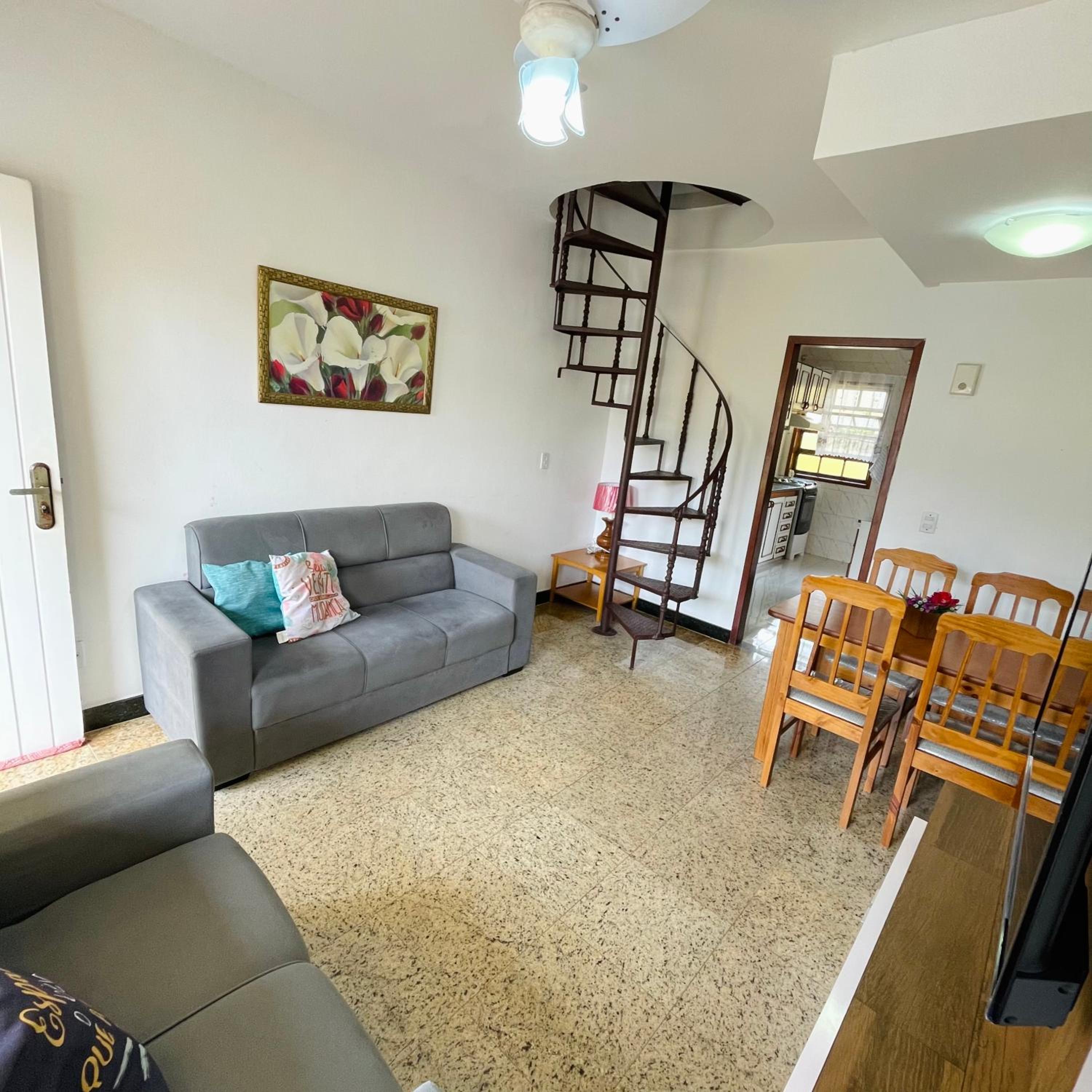 Duplex Miramar Praia das Dunas - Pé na Areia - Ar Condicionado