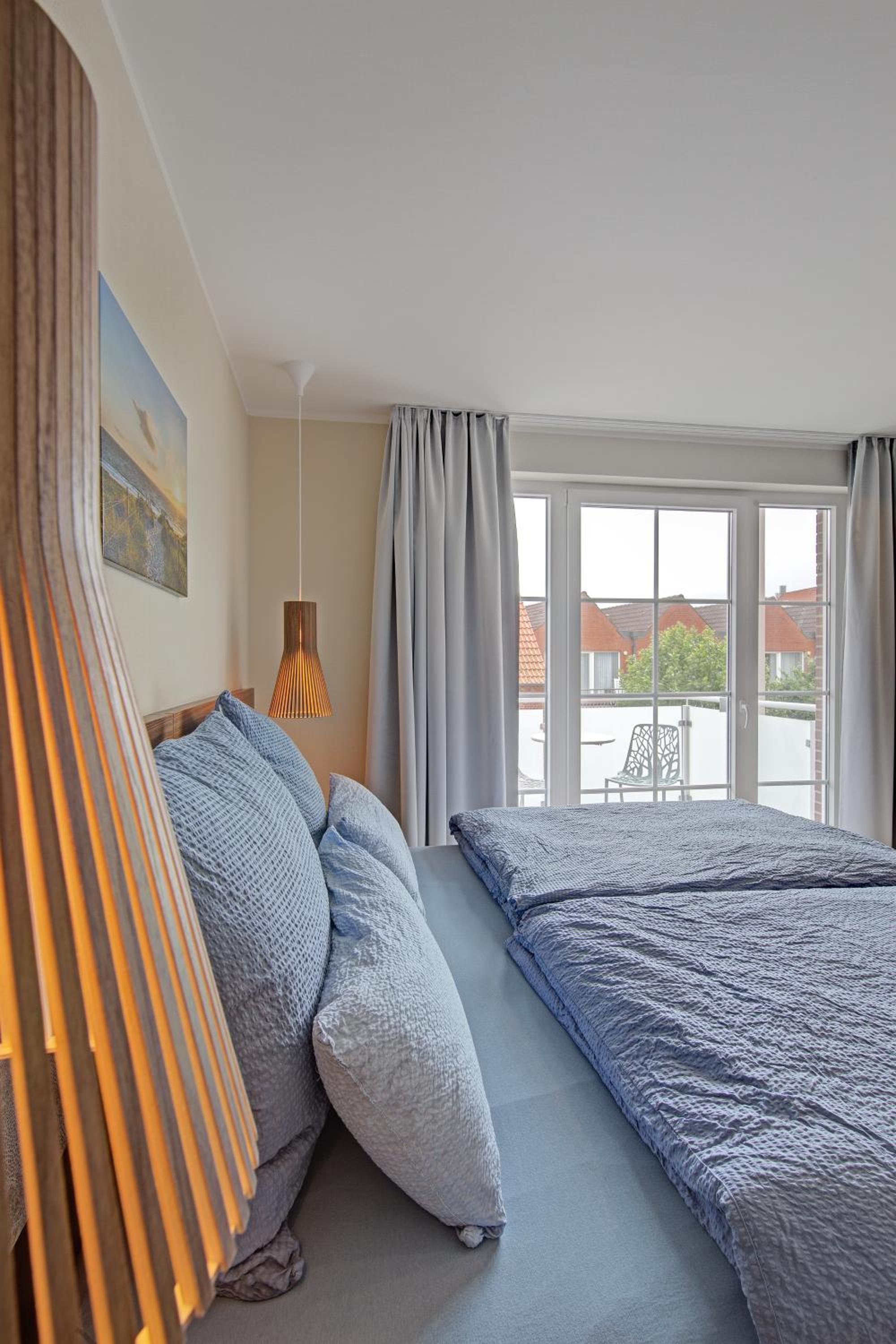 Endlich Theda en Juist — hotel room