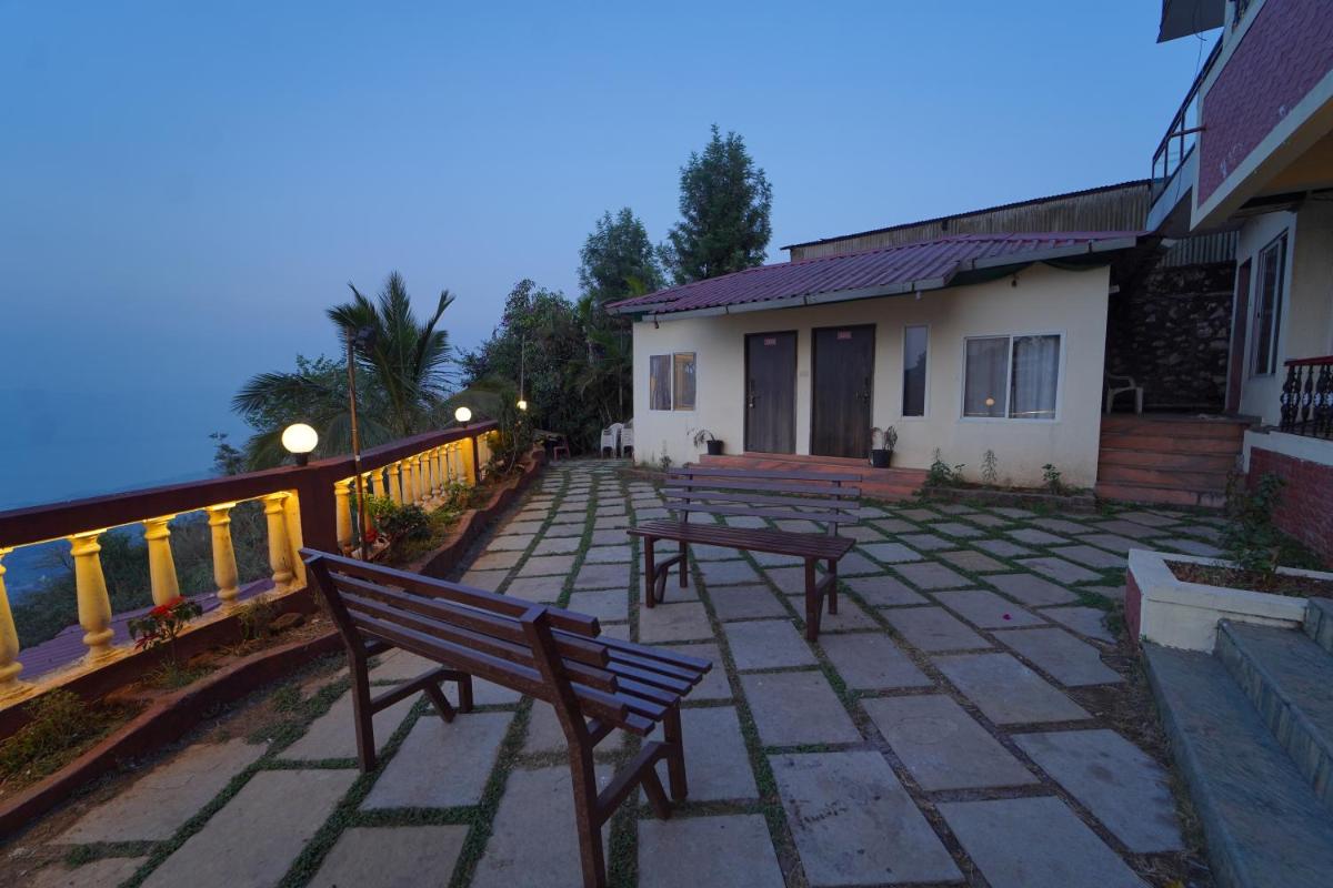 outdoor BBQ area