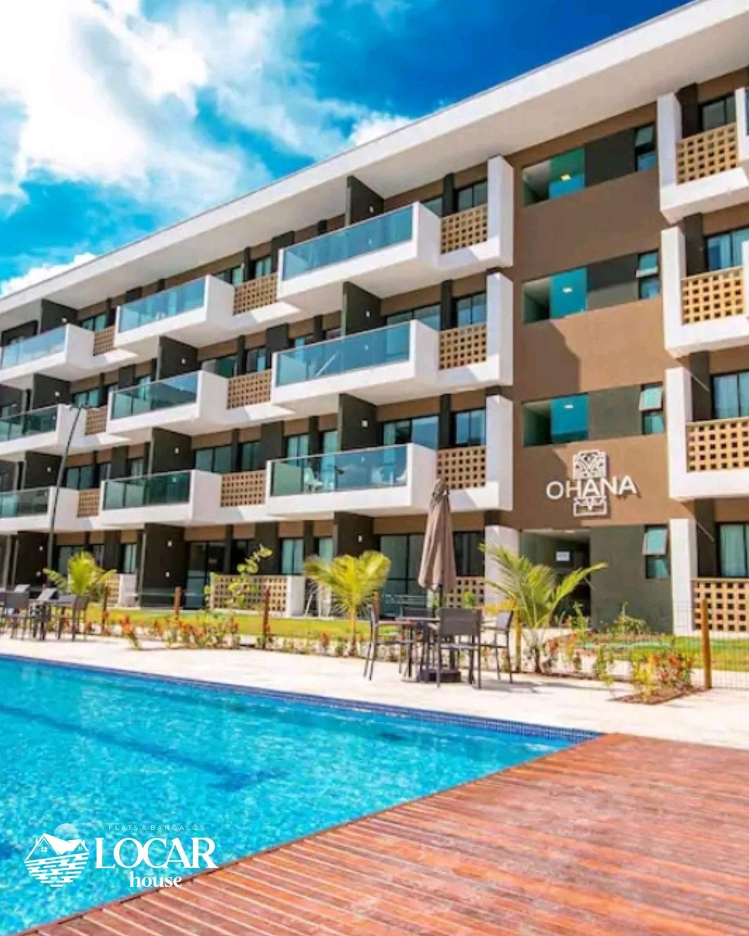 Flat luxo no Mana Beach em Muro Alto 4 pessoas