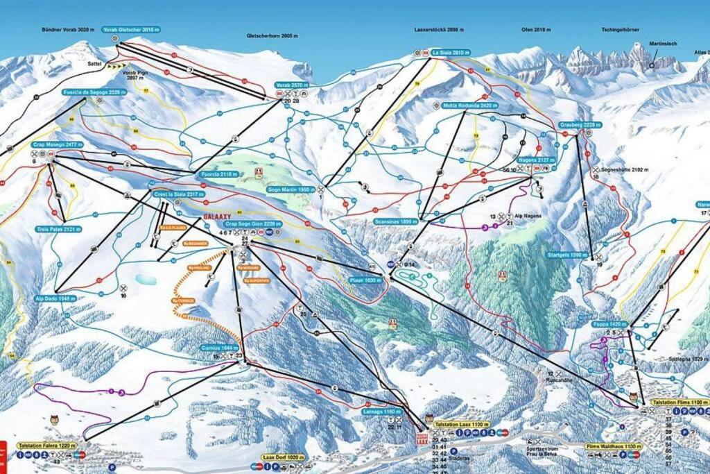 Flims 2 Room Apartment in Center Ski in-out TrulloVista
