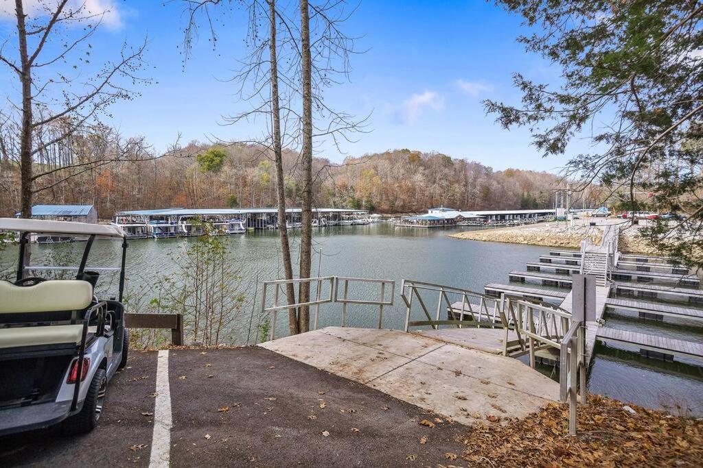 Beautiful Home with Lake and Marina Access, Firepit, Golf Cart Included