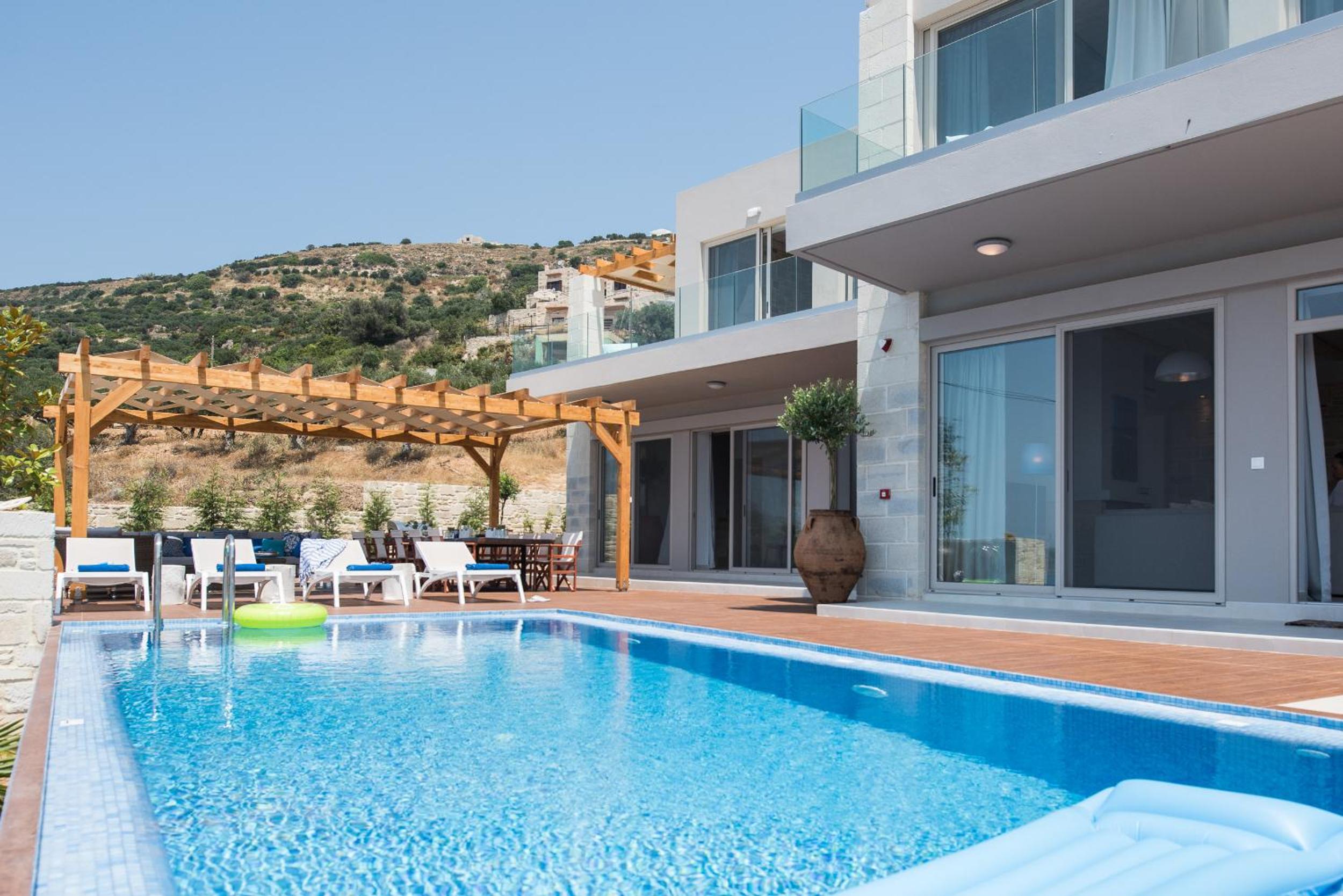 Falasarna Luxury Villas I Private "heated" pools, ideal for groups view 2
