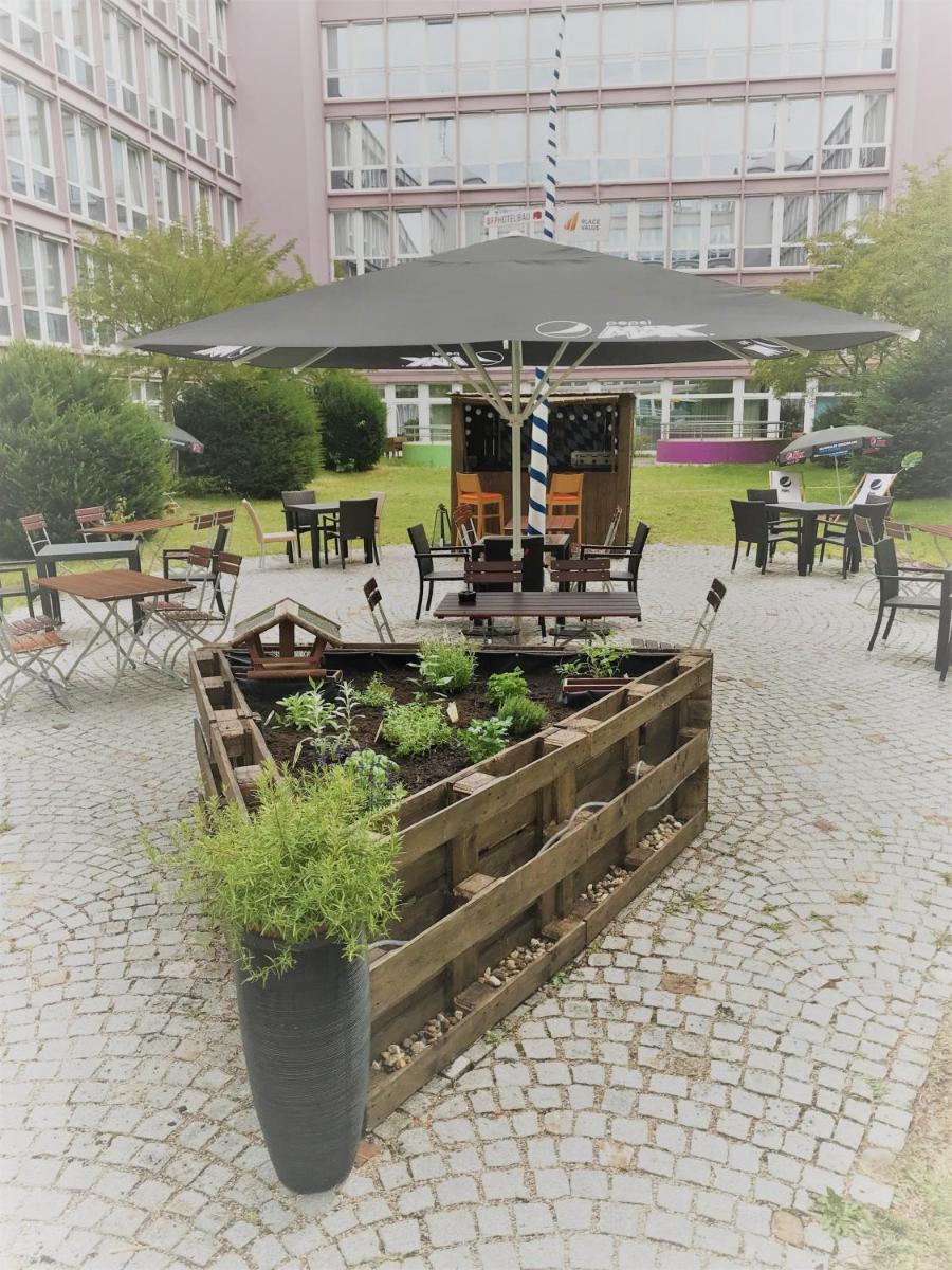 outdoor BBQ area