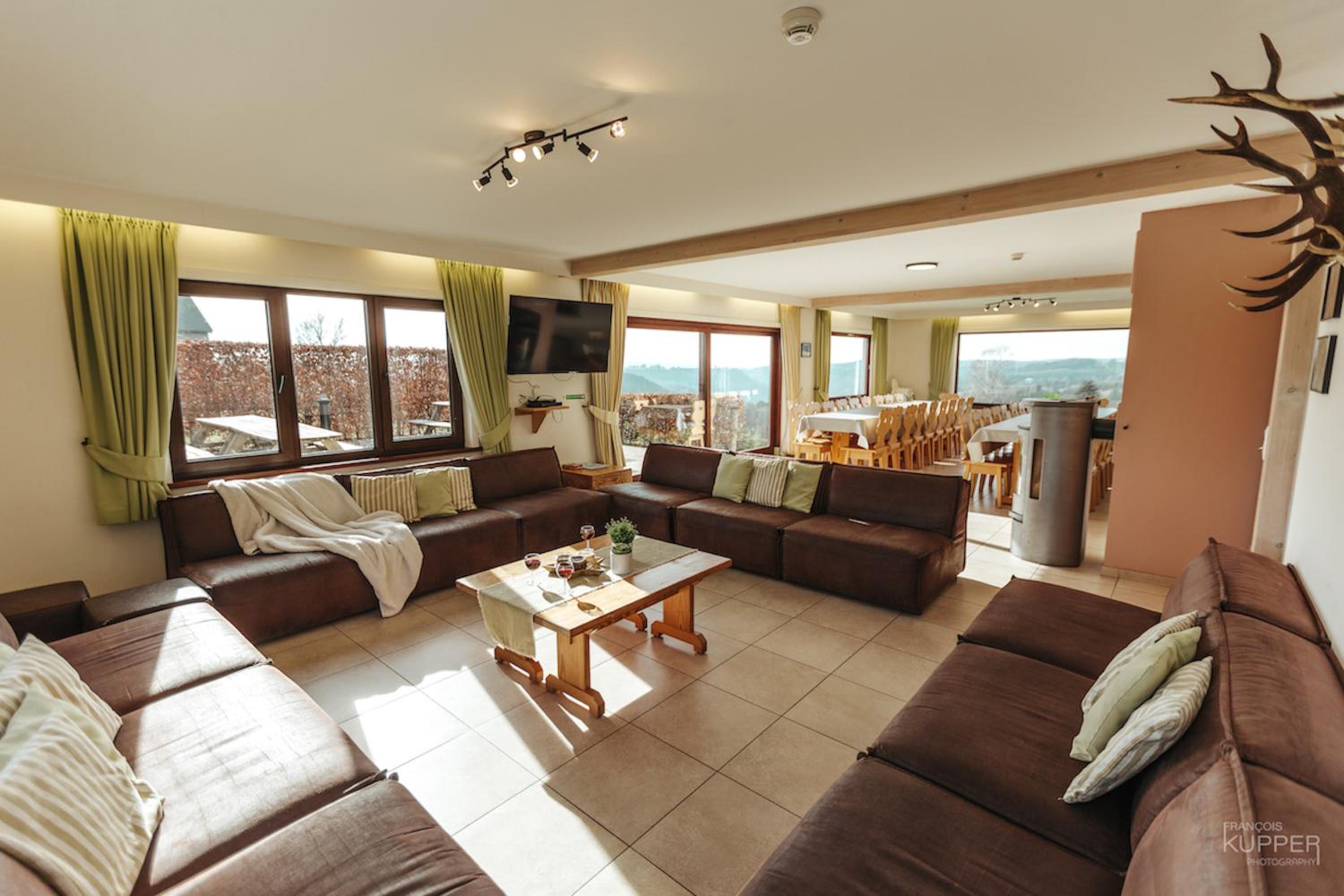 L'Aurore des Hautes Fagnes 30 pers- Malmedy, vue exceptionnelle, wellness
