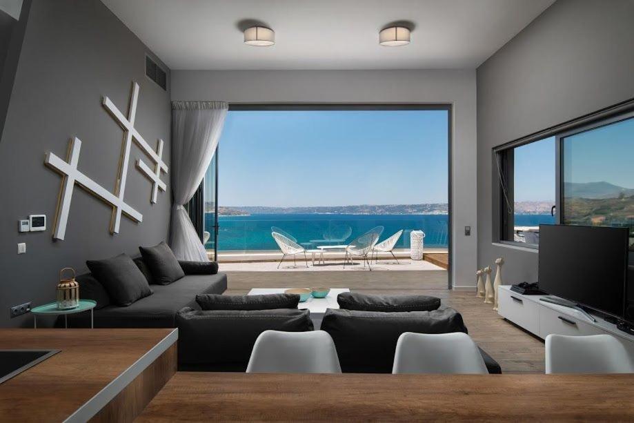 Luxury Villa Crete Villa Saphire 3 Bedroom Sea View Chania view 4