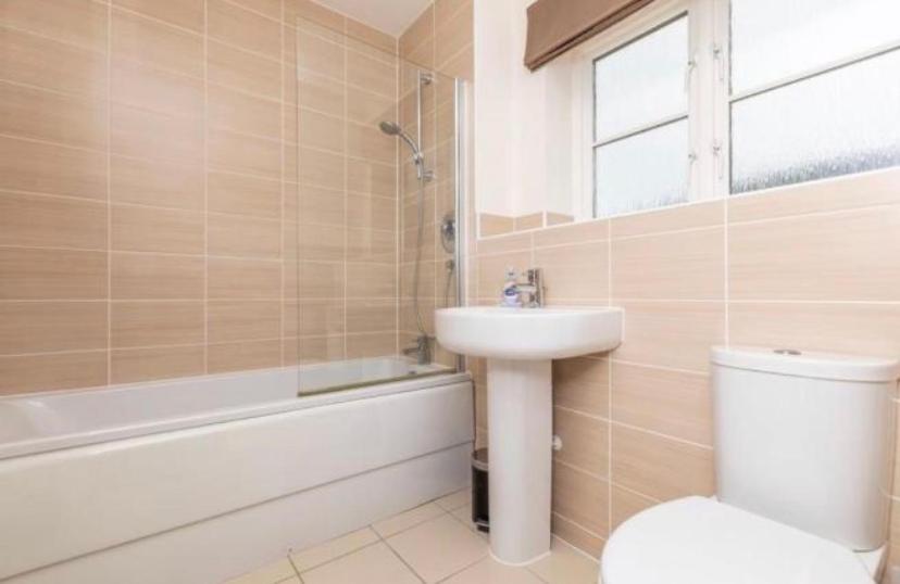 Detached family house with private garden.