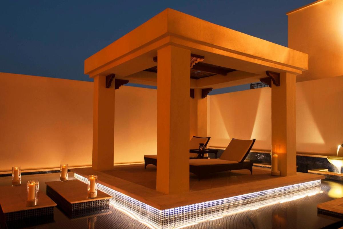 outdoor BBQ area