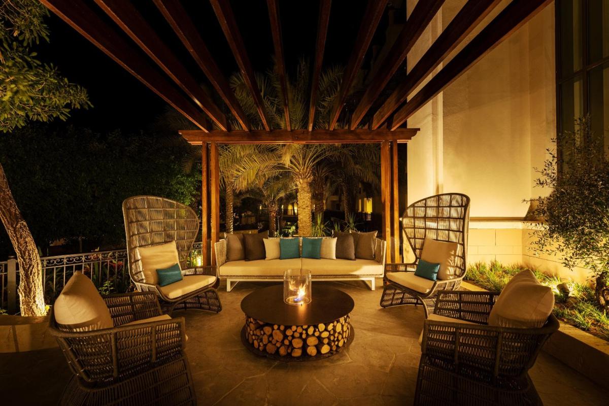 outdoor BBQ area