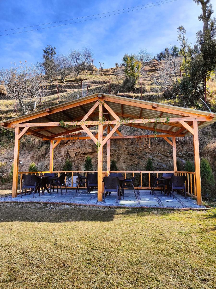 outdoor BBQ area