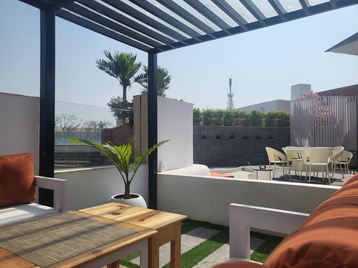 outdoor BBQ area