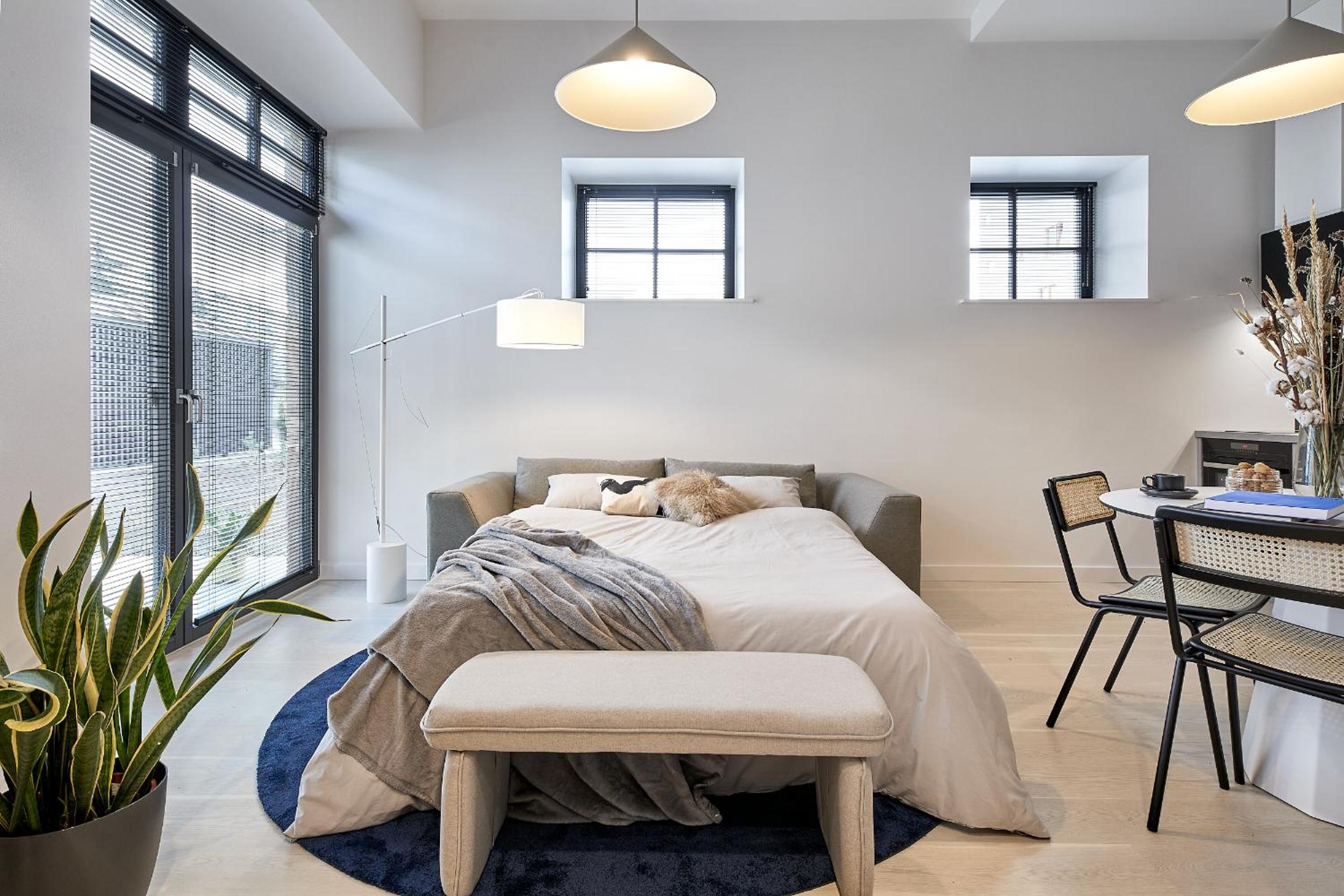High ceiling loft with its own backyard and a terrace view 5