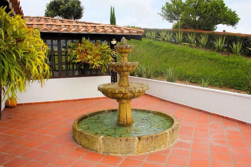outdoor BBQ area