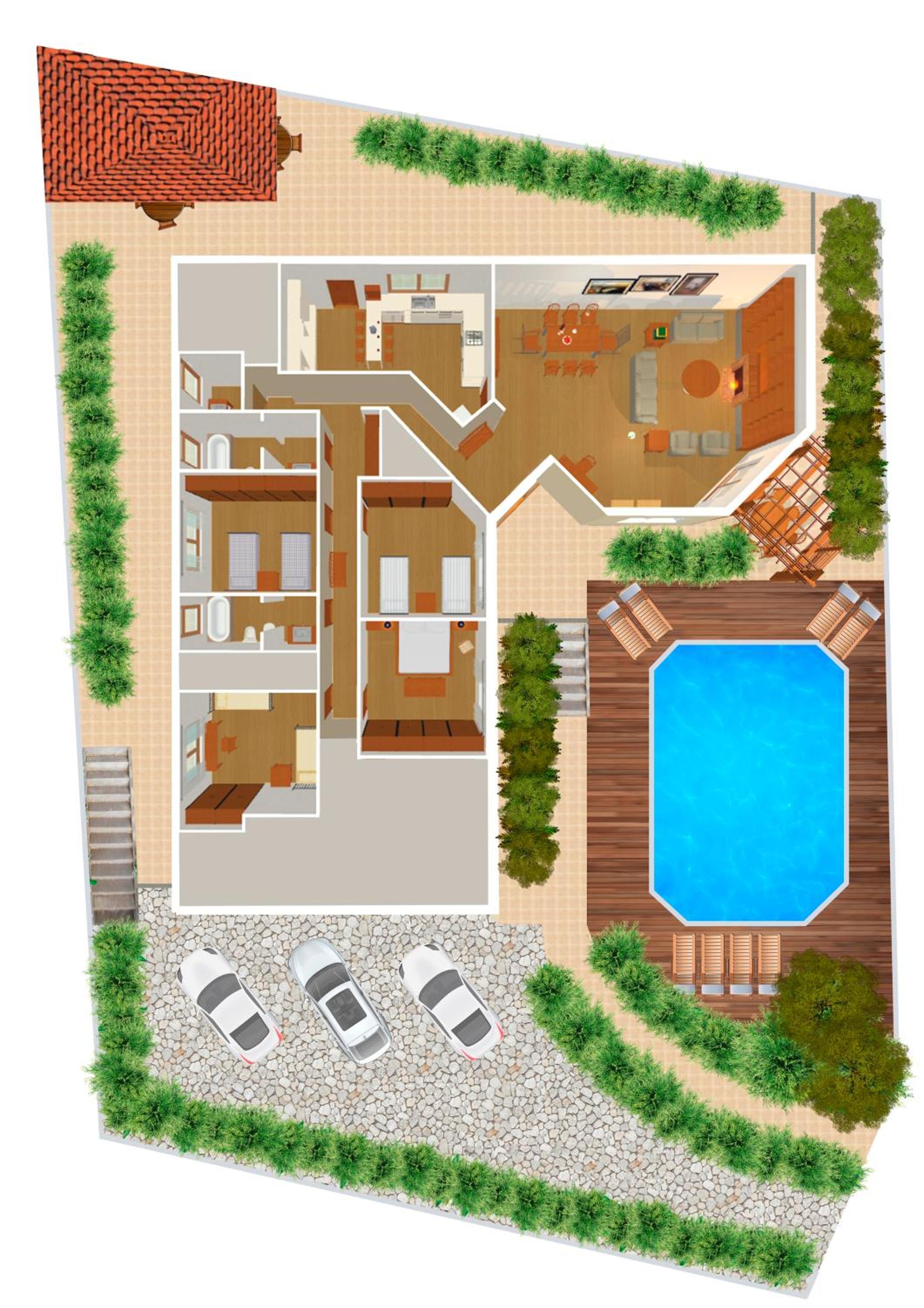Family beach house, sea view, pool, Colares near Sintra