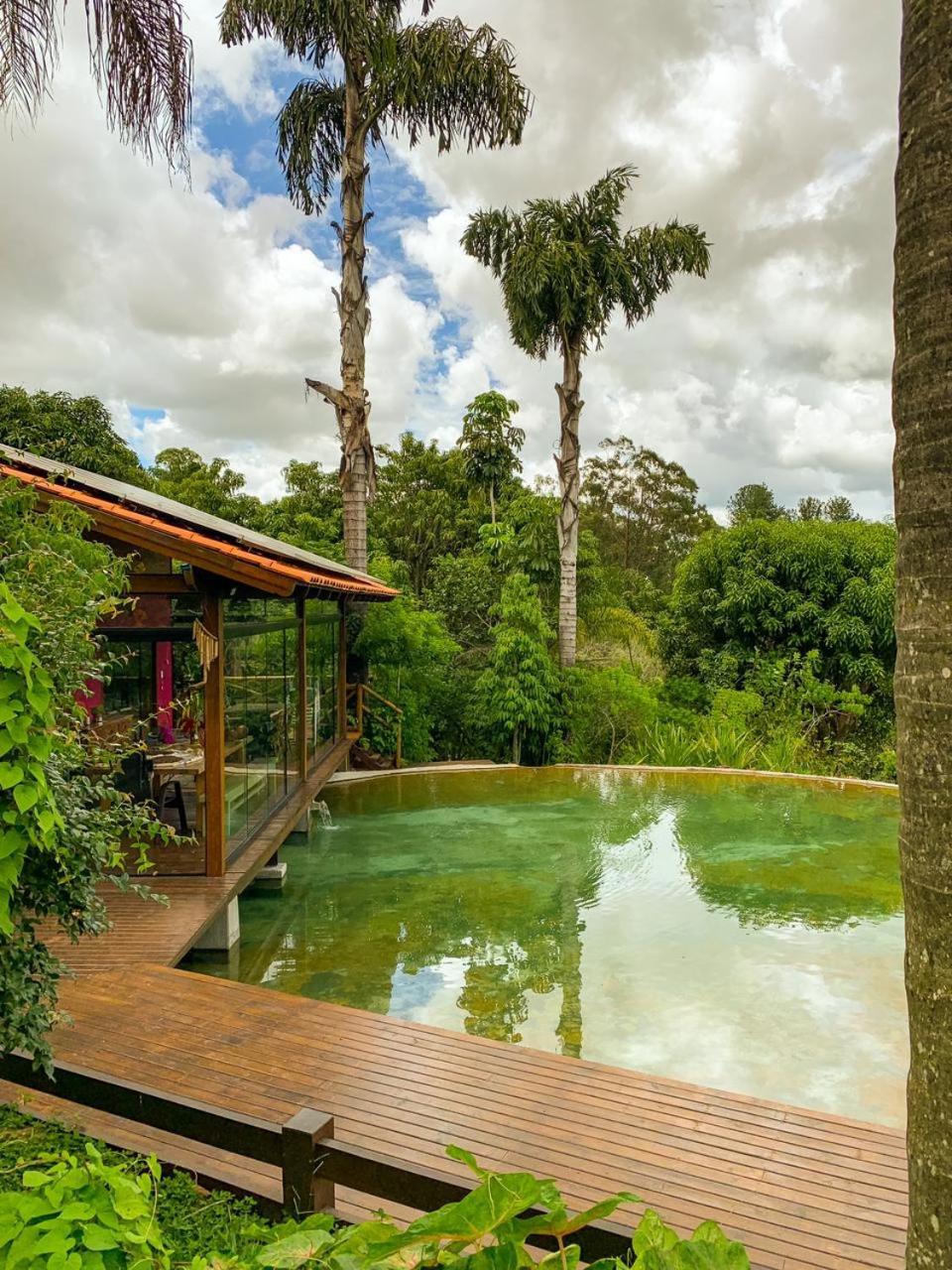 Casa Rosa - 4 quartos - Paraíso na Natureza piscina natural, Wi-Fi