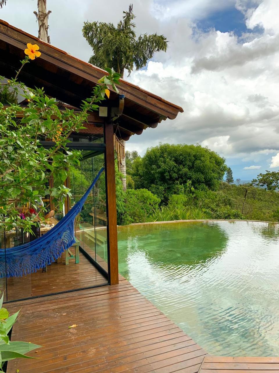 Casa Rosa - 4 quartos - Paraíso na Natureza piscina natural, Wi-Fi