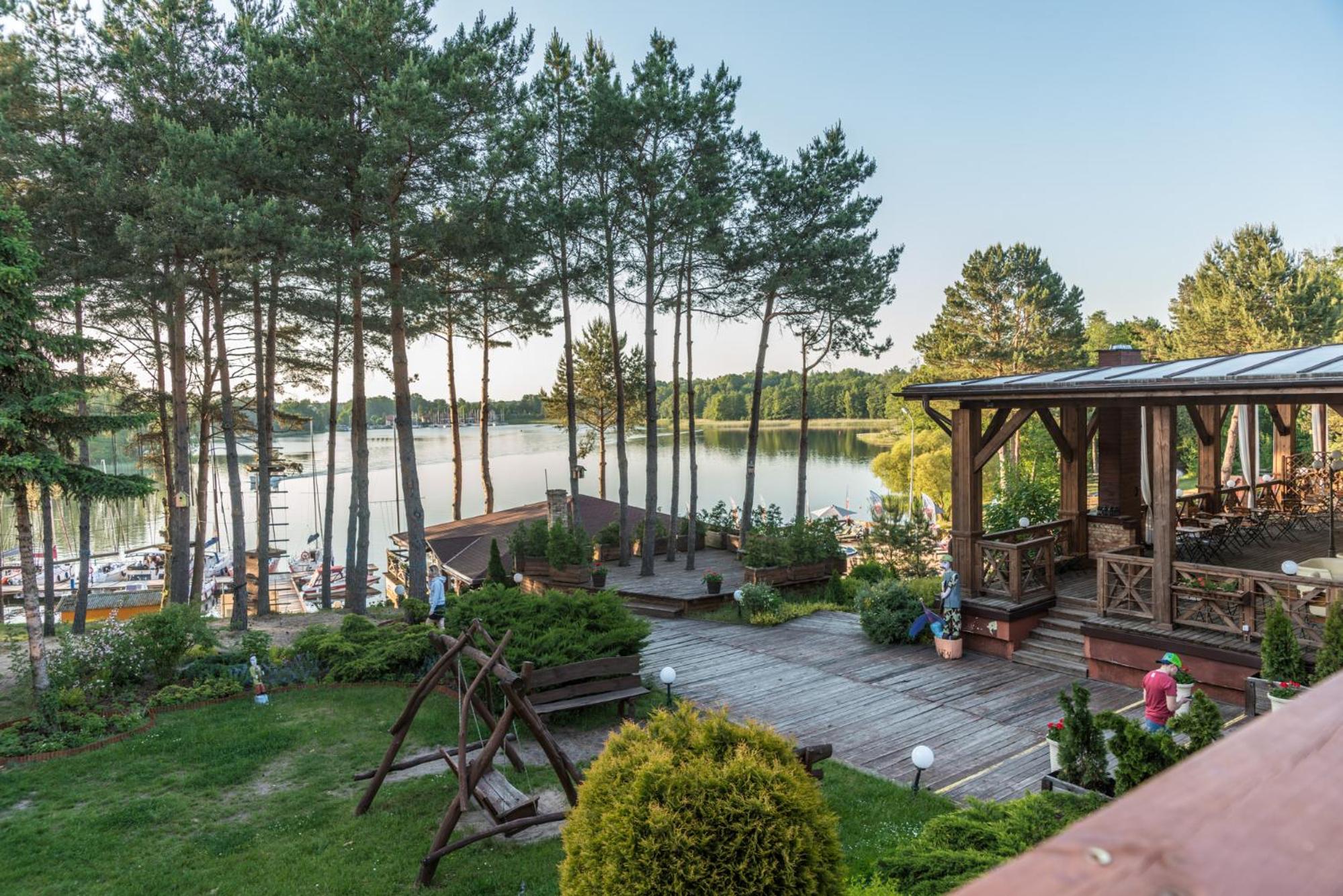 outdoor BBQ area