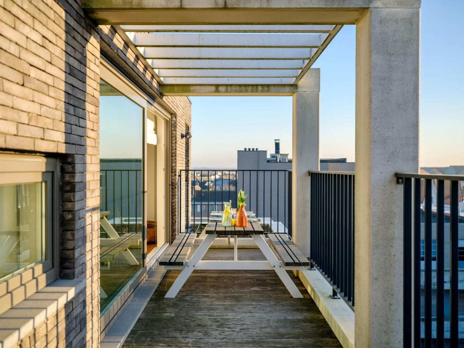 Stijlvolle en lichtrijke design penthouse met prachtig uitzicht te Wenduine