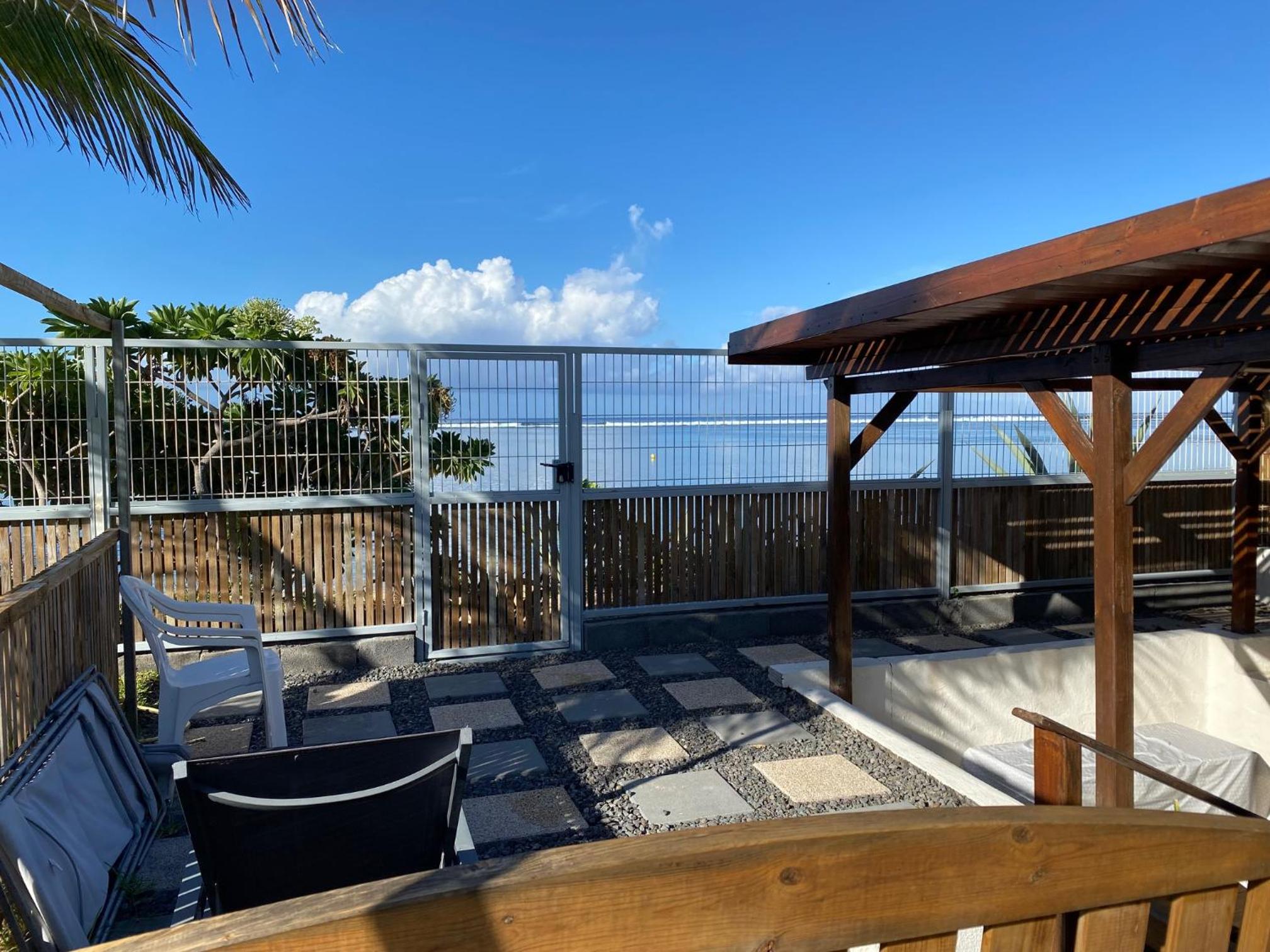 Bungalow Paille en queue sur la plage de La Saline view 5
